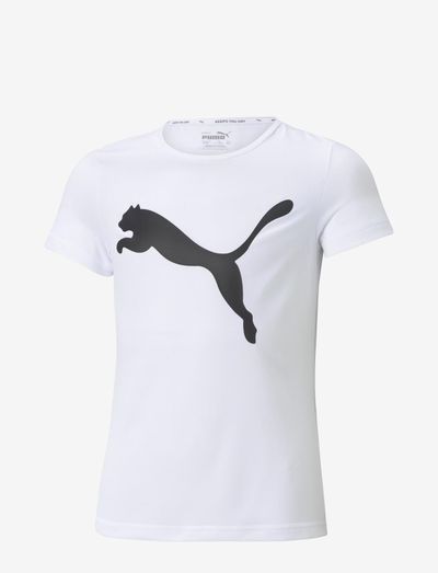ACTIVE Tee G - wzorzysty t-shirt z krótkimi rękawami - puma white