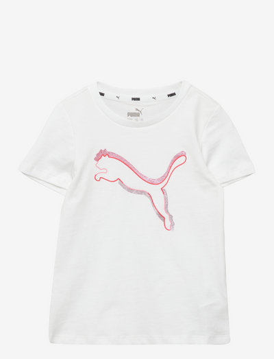 Alpha Tee G - effen t-shirt met korte mouwen - puma white