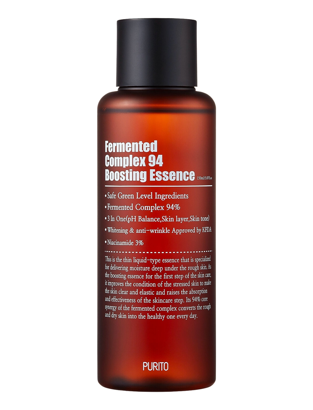 Purito Fermented Complex 94 Boosting Essence, 150 ml, Nude, Rensemidler > Tonere, Dame