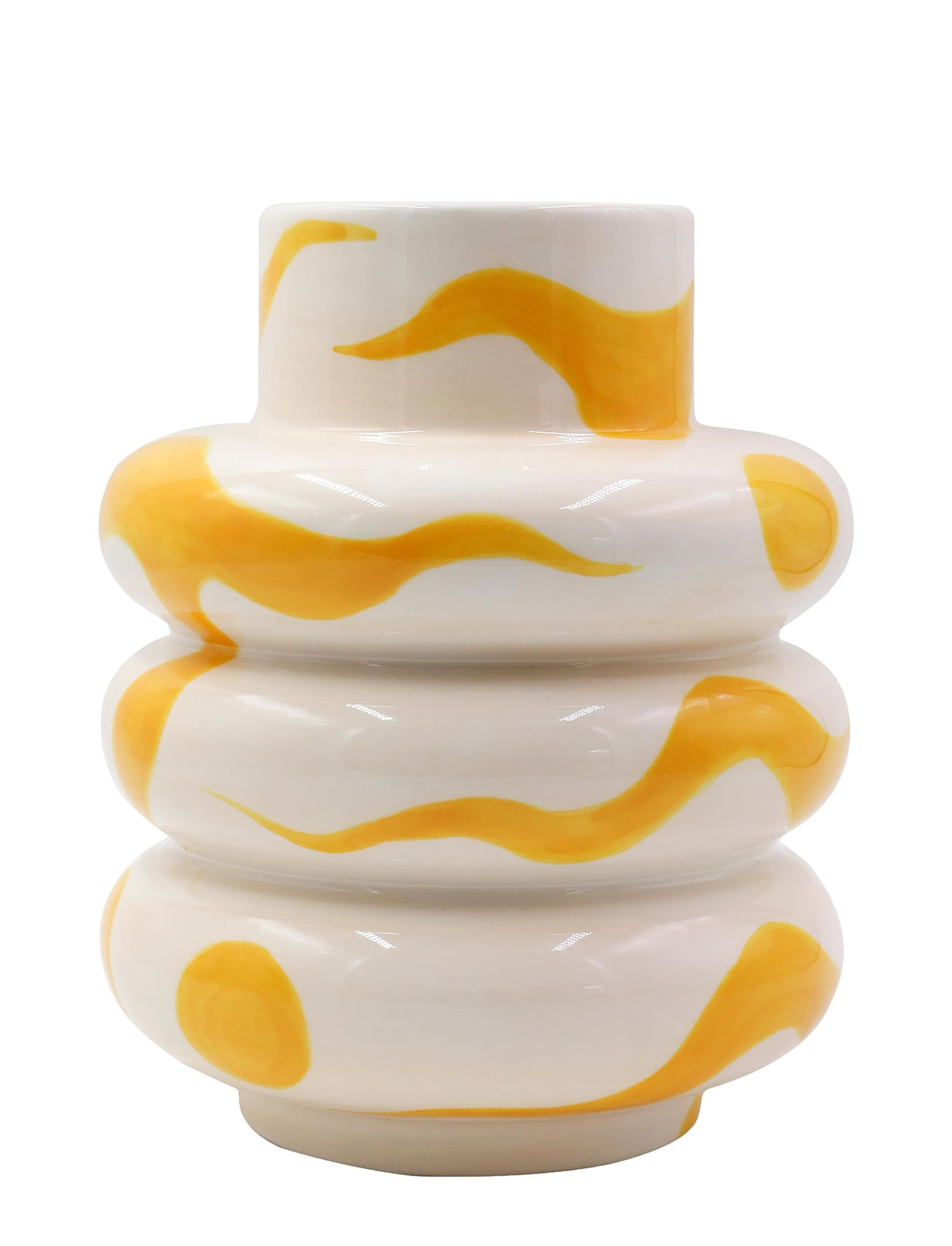 Que Rico Vase - Mariposa - Sol Y Sombra, 20.5 cm, Multi/patterned, Vases > Other Vases, Unisex