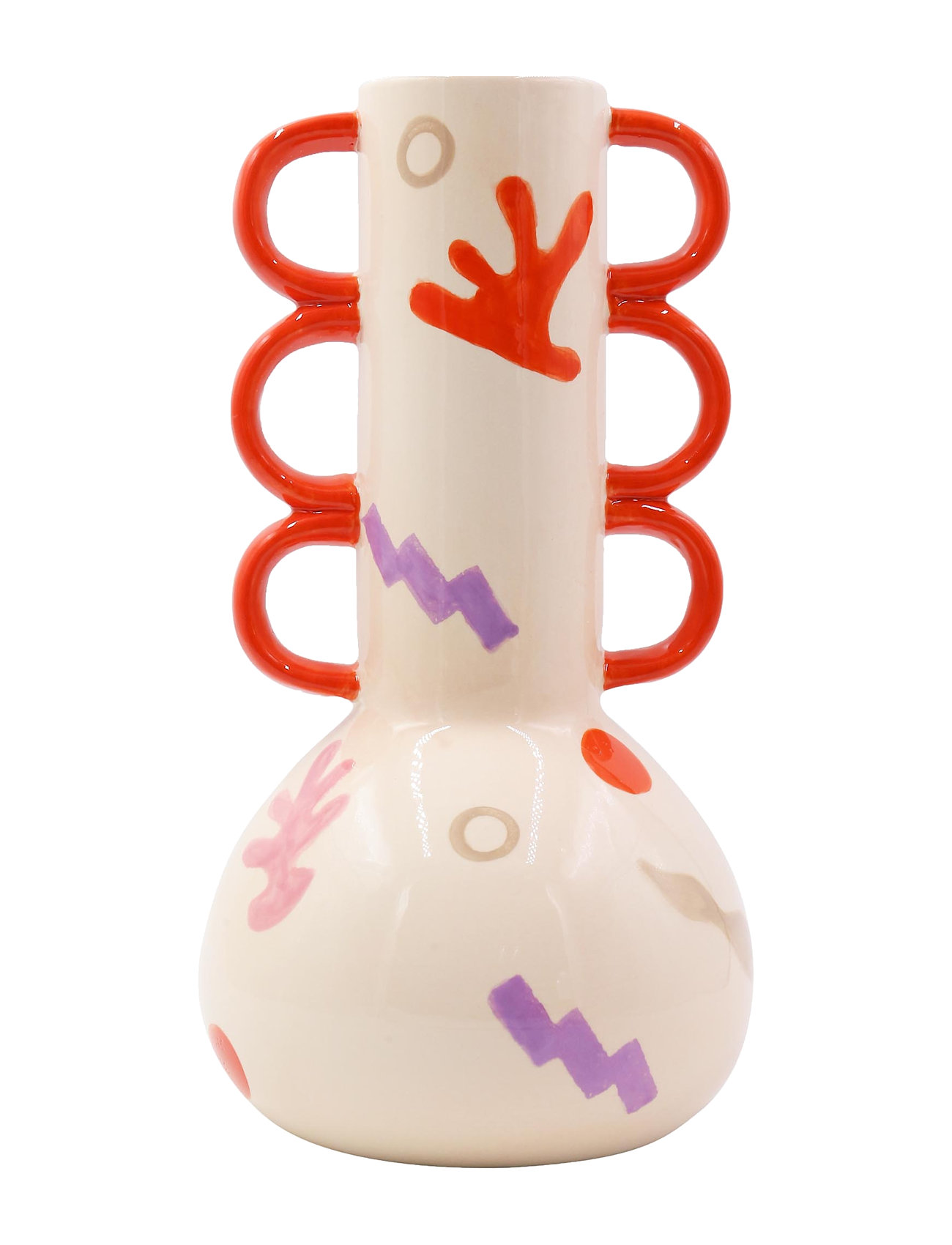 Que Rico Vase - Tomás - Funky Fiesta, 29.5 cm, Multi/patterned, Vases > Other Vases, Unisex