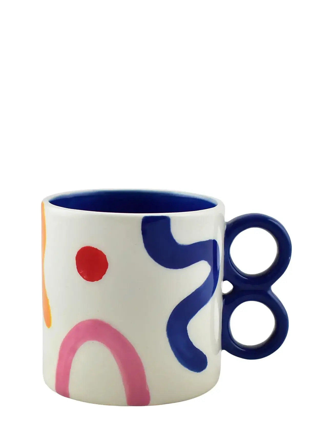 Que Rico Krus - Sara - Pintura Locura, 2.5 DL, Multi/patterned, Kopper & Krus > Kaffekopper, Unisex