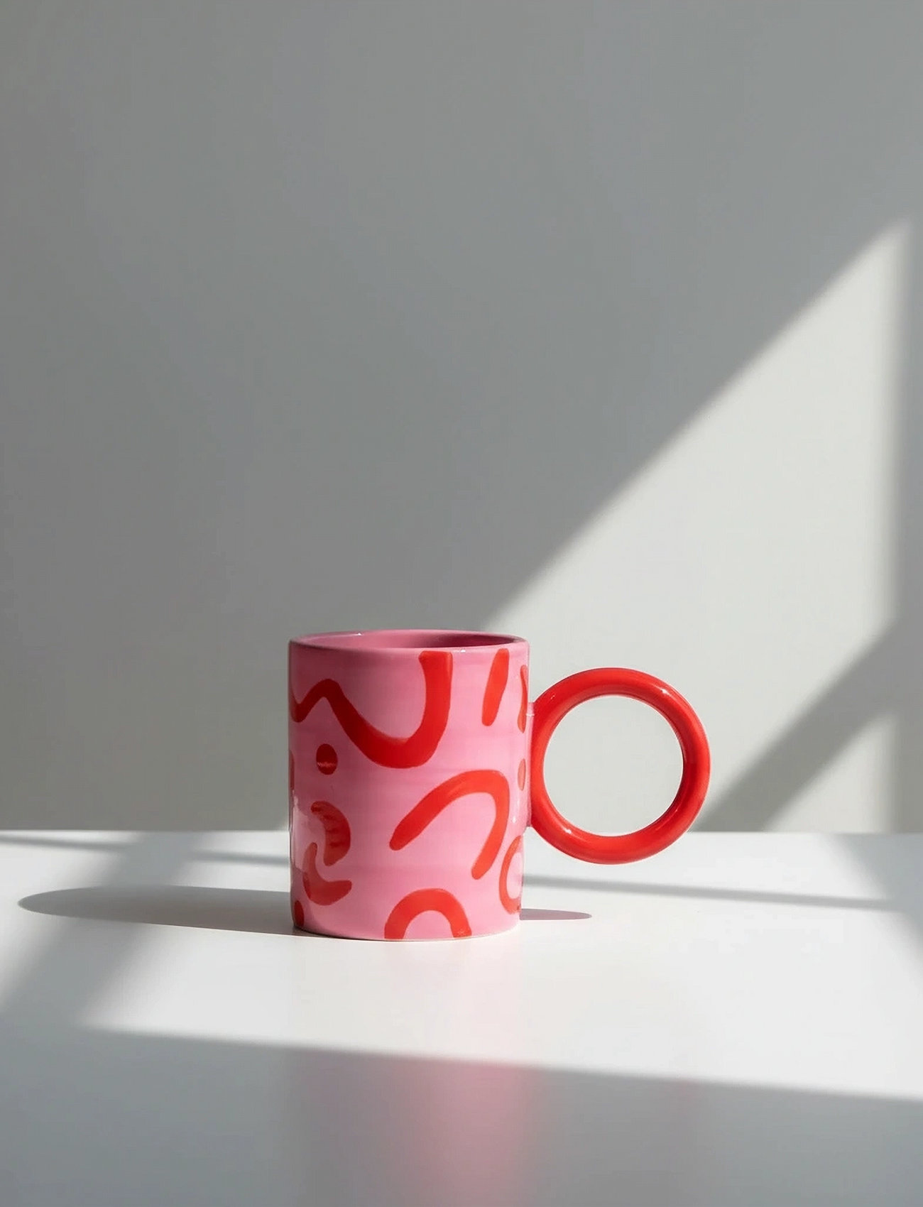 Que Rico Krus - Lima - Leopardo Lindo, 2.5 DL, Pink, Kopper & Krus > Kaffekopper, Unisex
