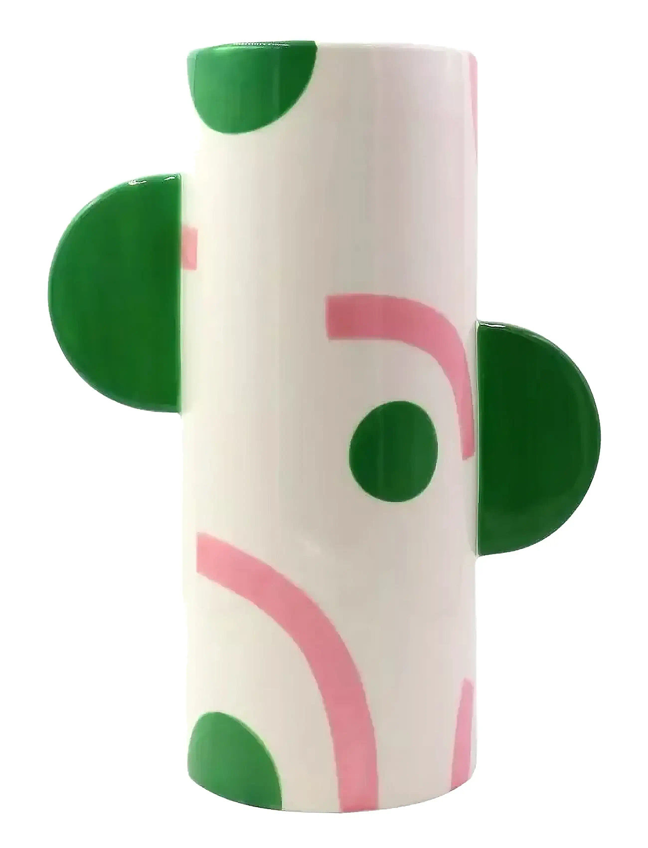 Que Rico Vase - Salvador - Sol Y Luna, 14 cm, Multi/patterned, Vaser > Cylindervaser, Unisex