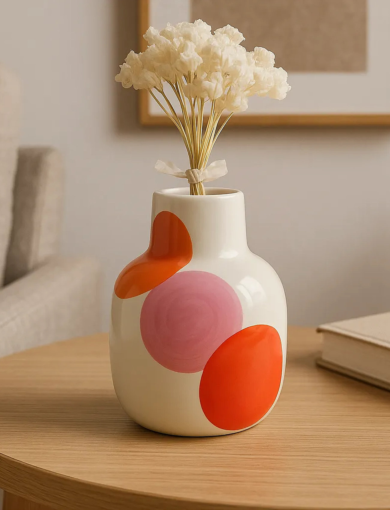 Que Rico Vase - Rosita - Bolas Bailandas, 15.5 cm, Multi/patterned, Vases > Other Vases, Unisex