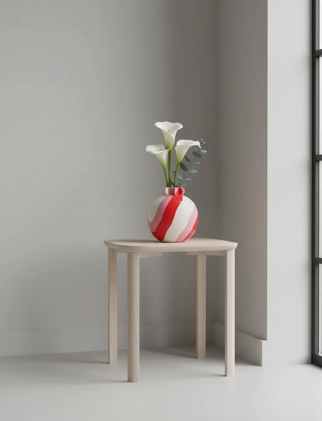 Que Rico Vase - Carmela - Rosy Horizon, 15 cm, Multi/patterned, Vases > Other Vases, Unisex