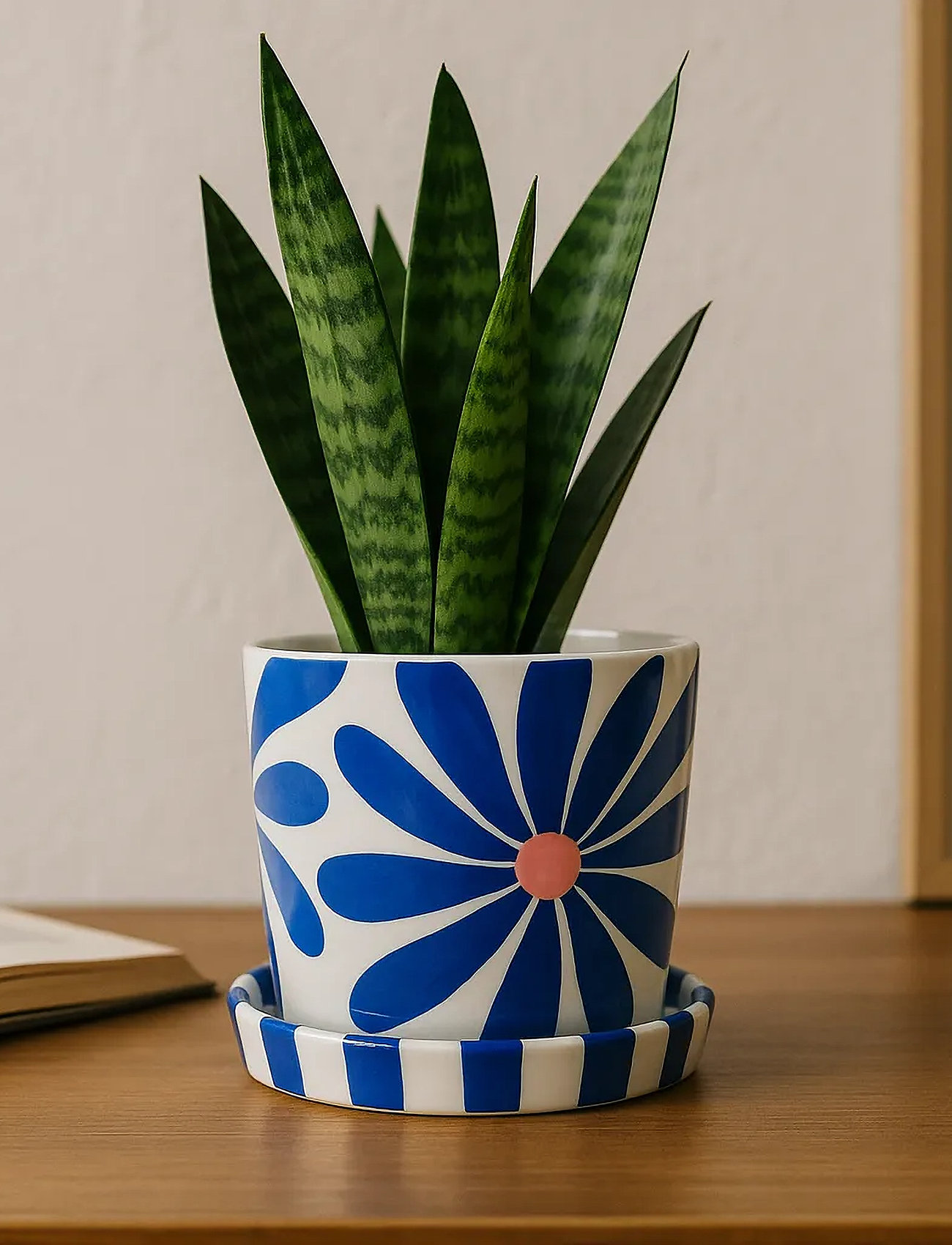 Que Rico Urtepotteskjuler - Lior - Fiesta Floral, 12.5 cm, Blue, Dekoration > Blomsterpotter, Unisex