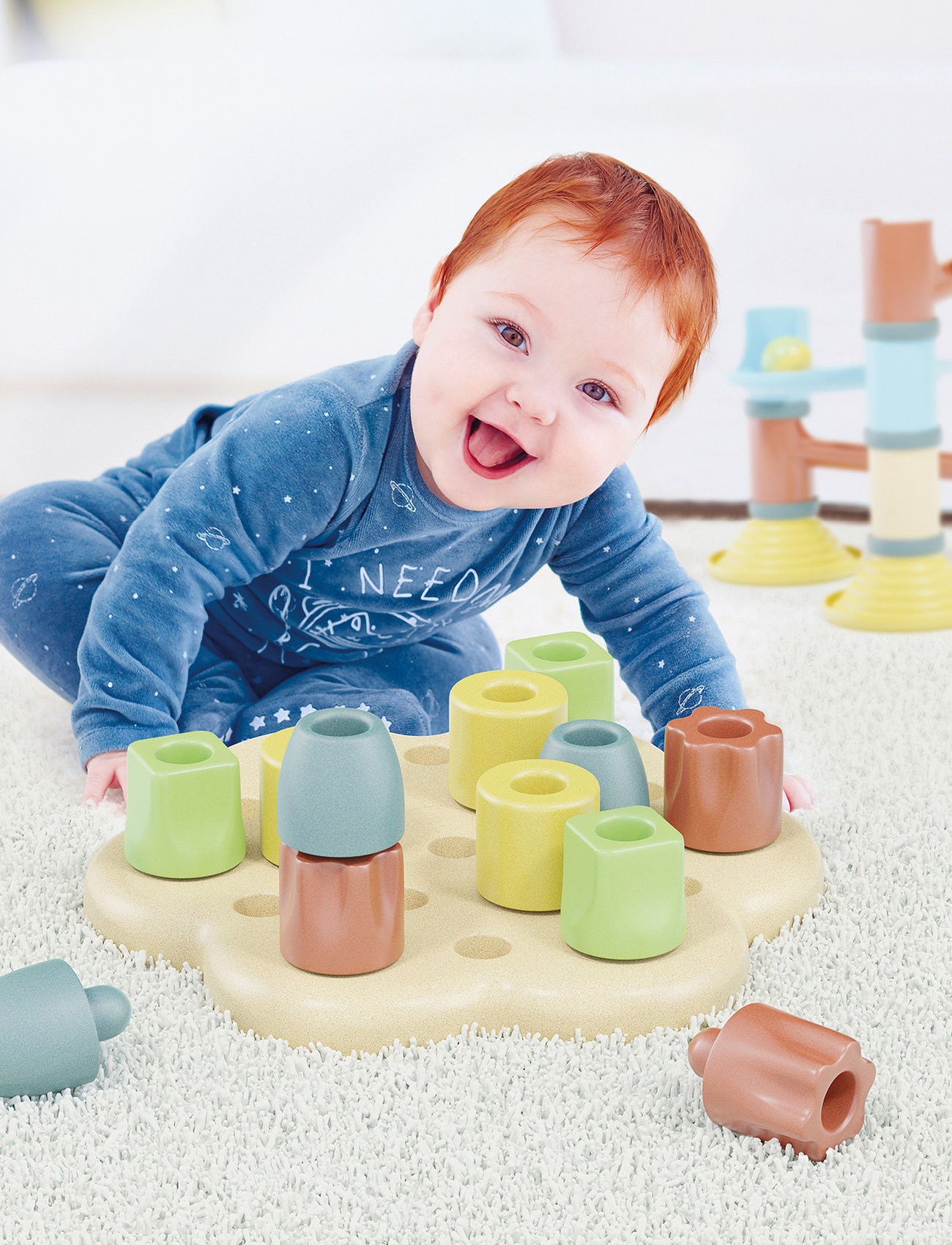 Quercetti Pegart Chunky Playbio, One Size, Multi/patterned, Educational Legetøj > Activity Legetøj, Børn