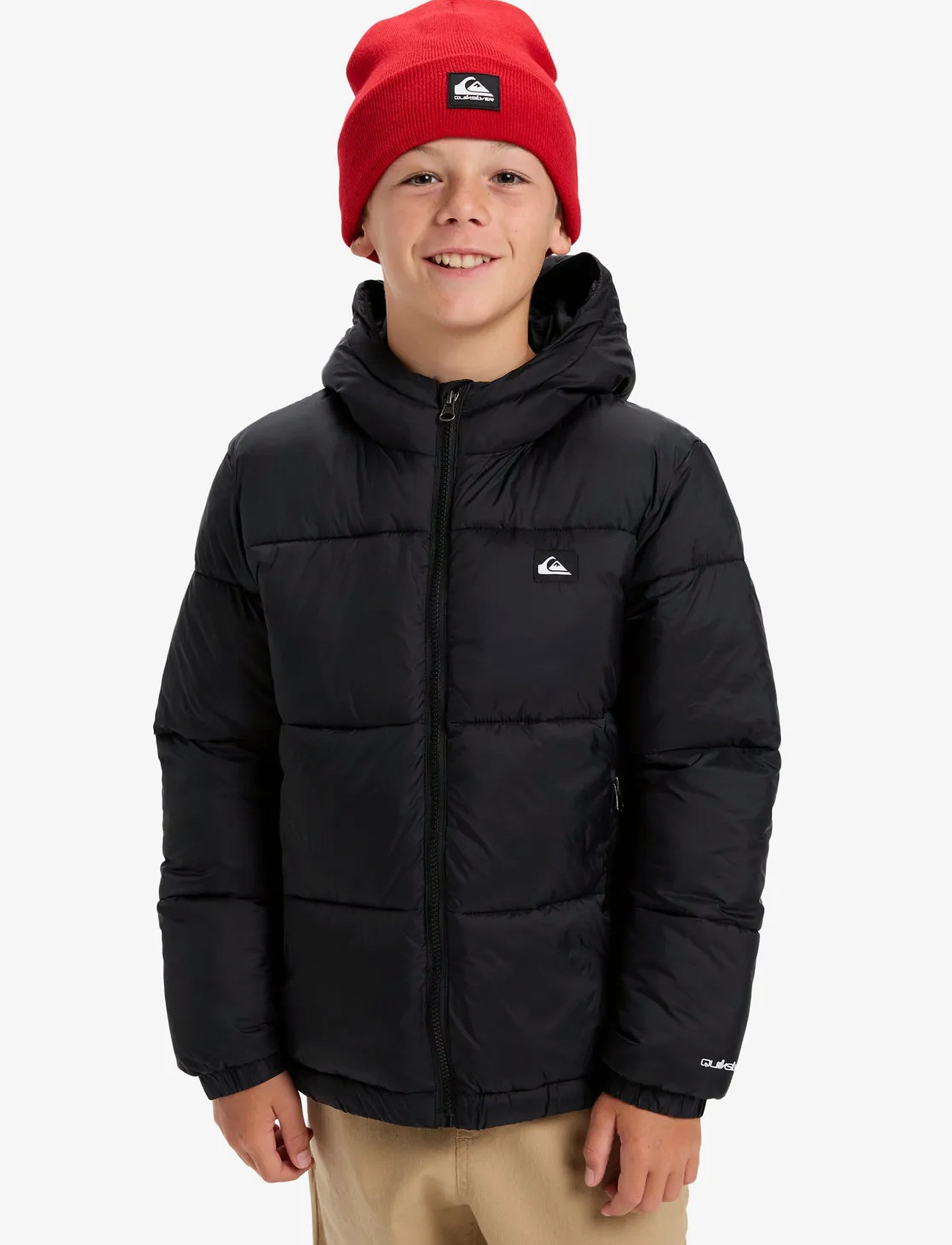 Quiksilver Cold Days Youth Jacket, 176, Black, Jakker Og Frakker > Puffer Og Vatterede, Børn