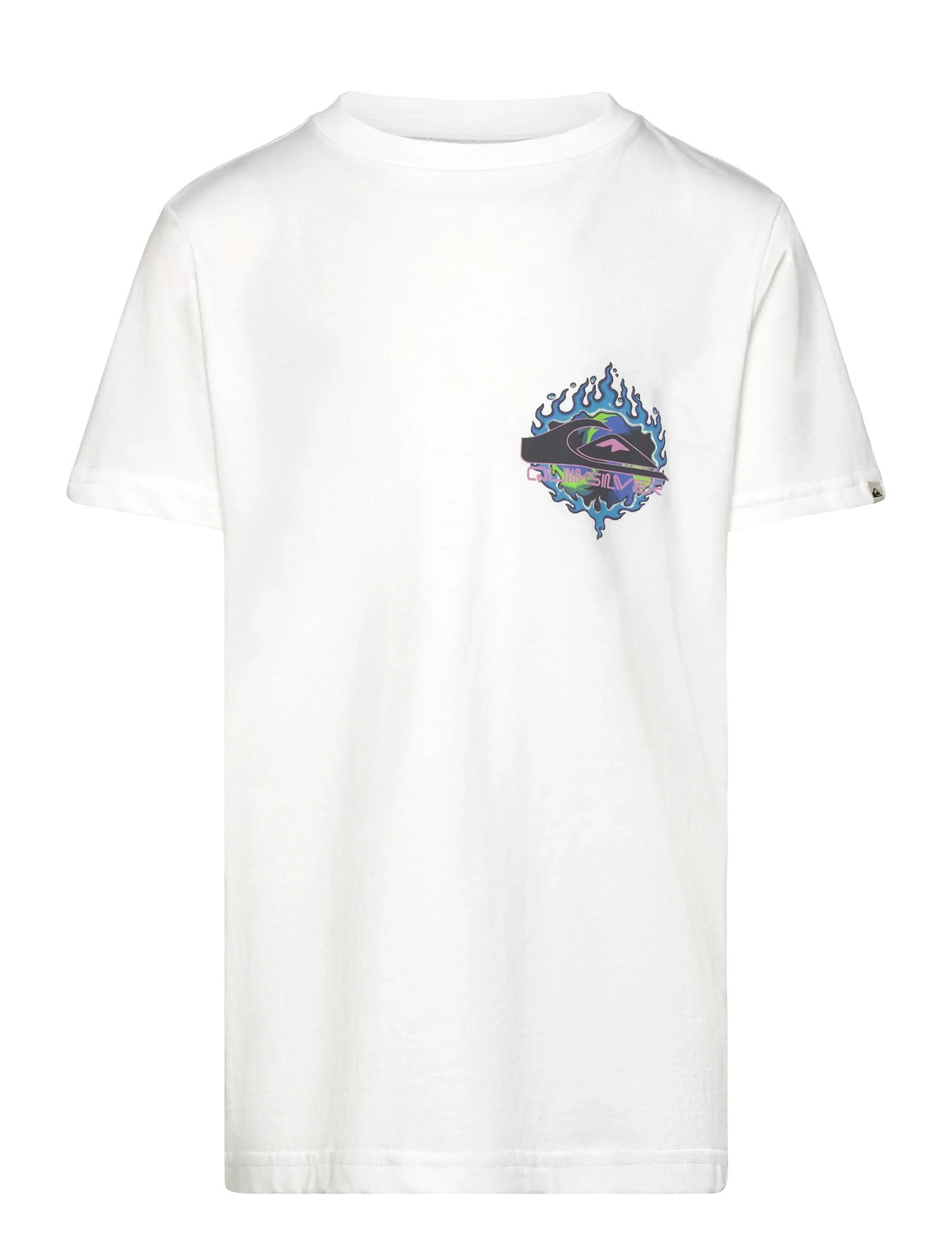 QUIKSILVER Ev In Flames Ss Youth Weiß - 176 - Kinder