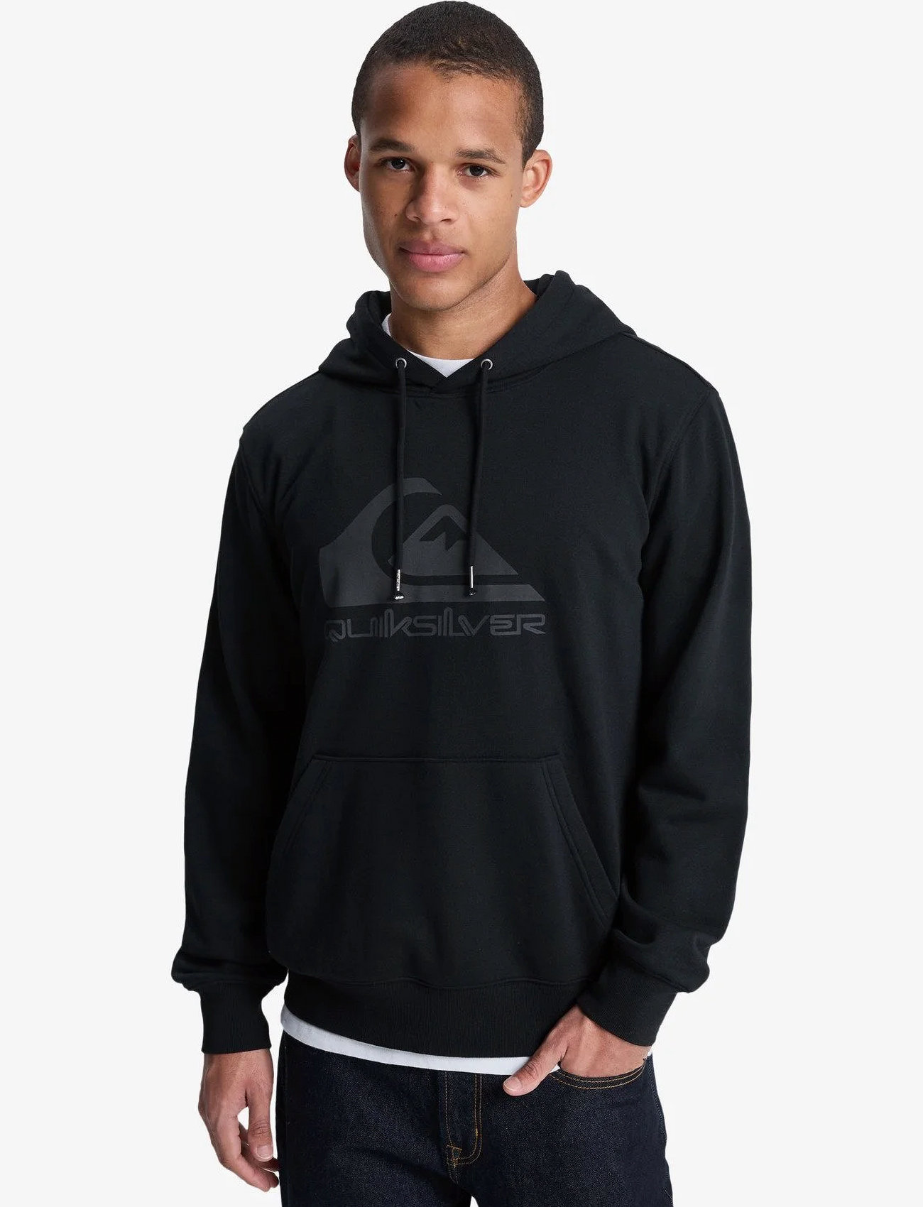 Quiksilver Comp Logo Hoodie, XXL, Black, Sport Sweatshirts & Hoodies > Sport Hoodies, Herre