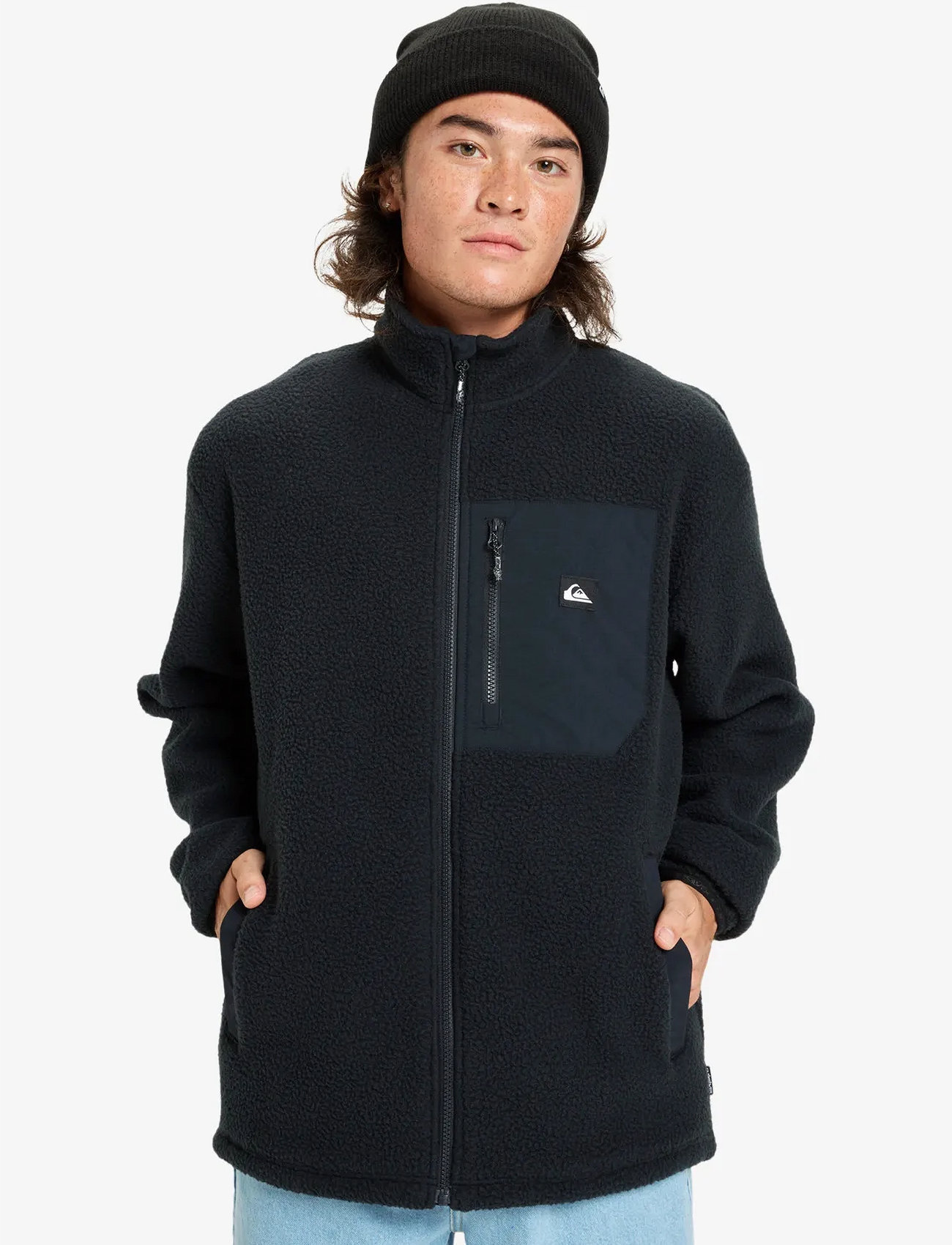 Quiksilver Clean Coast Fz, XXL, Black, Sport Fleeces & Midlayers > Sport Fleeces, Herre