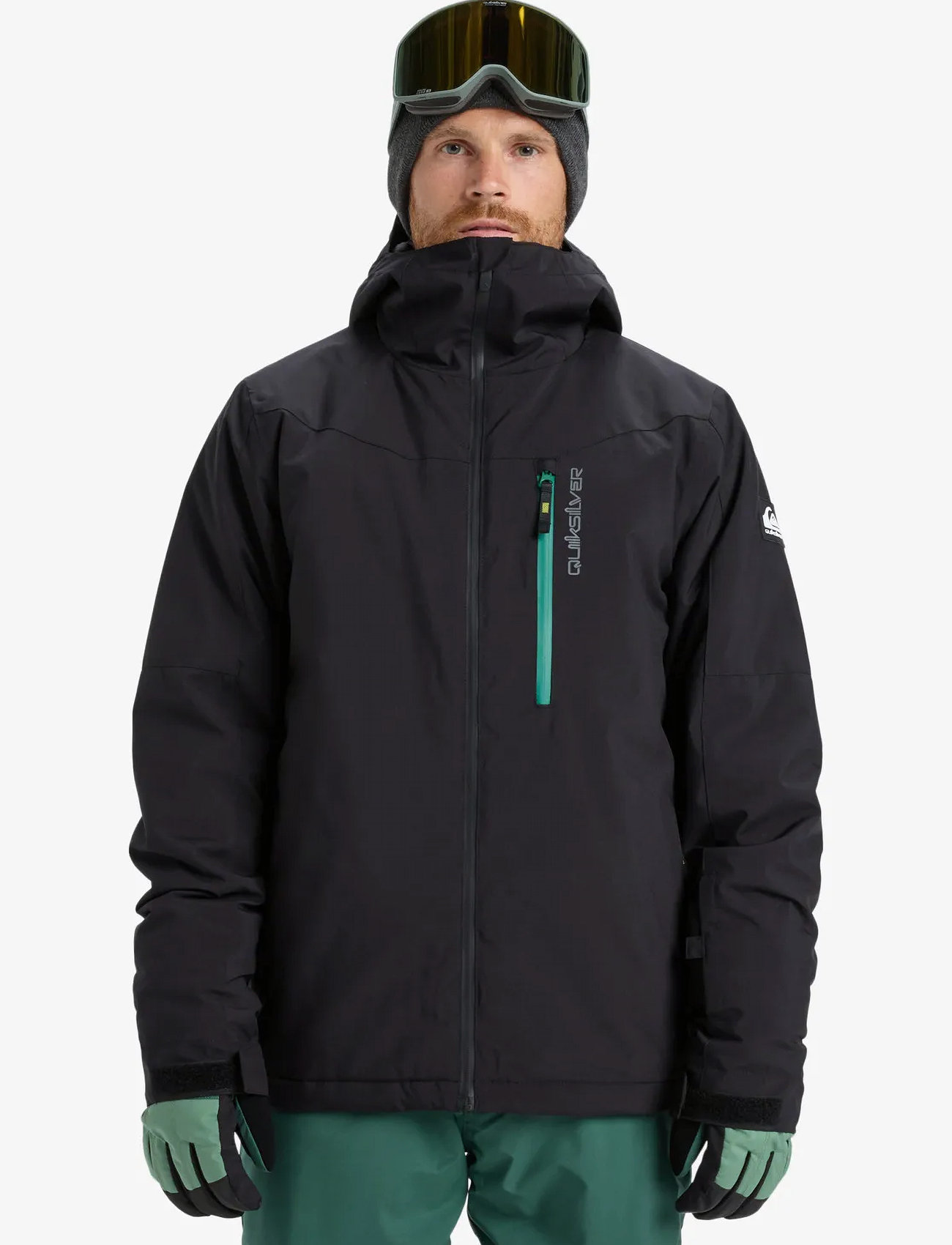 Quiksilver Titano Jk, XXL, Black, Sport Jackets > Sport Ski Jackets, Herre