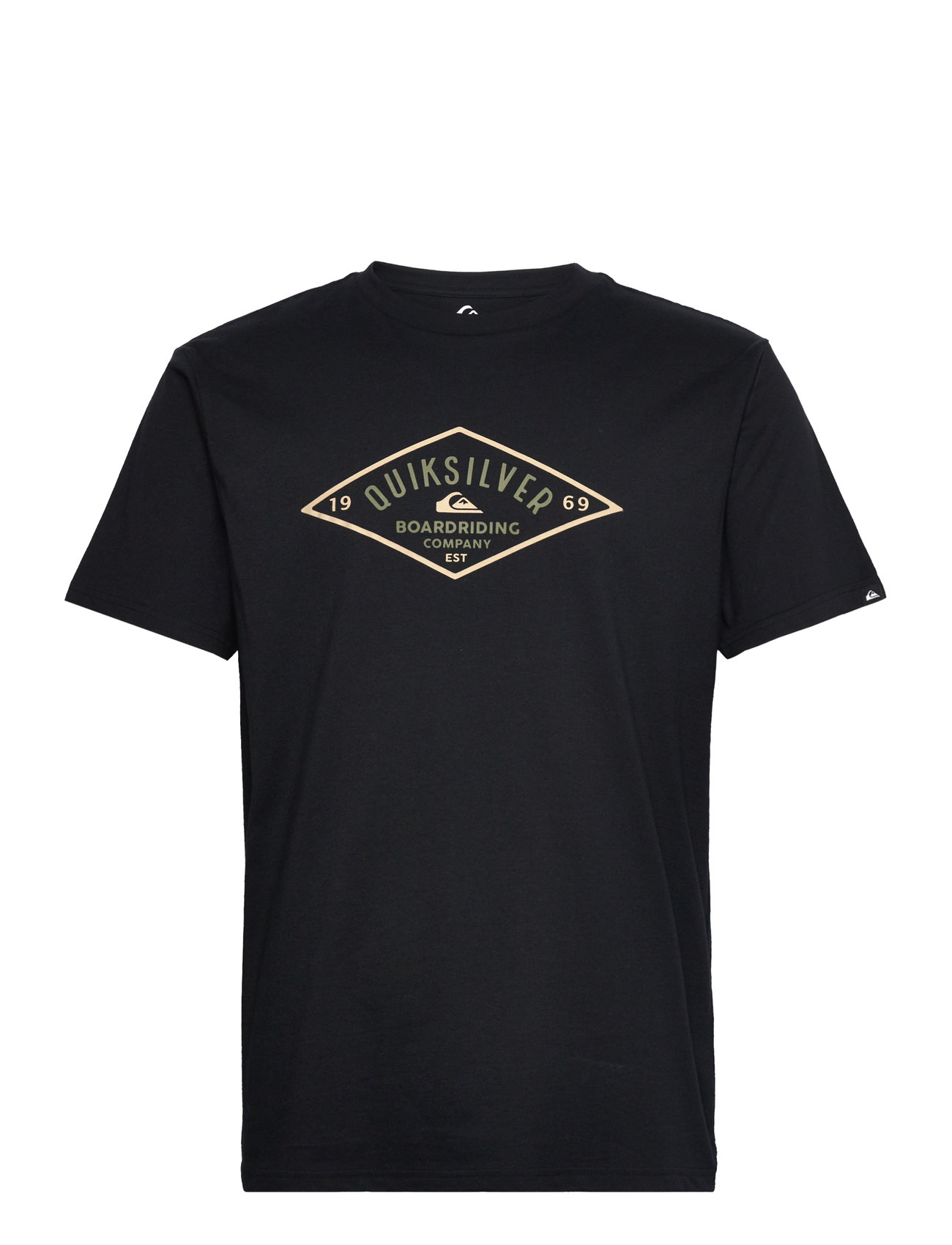 Qs Diamond Logo Ss Black Quiksilver
