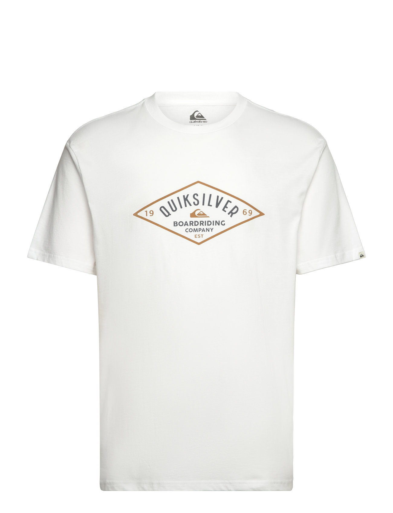 Qs Diamond Logo Ss White Quiksilver