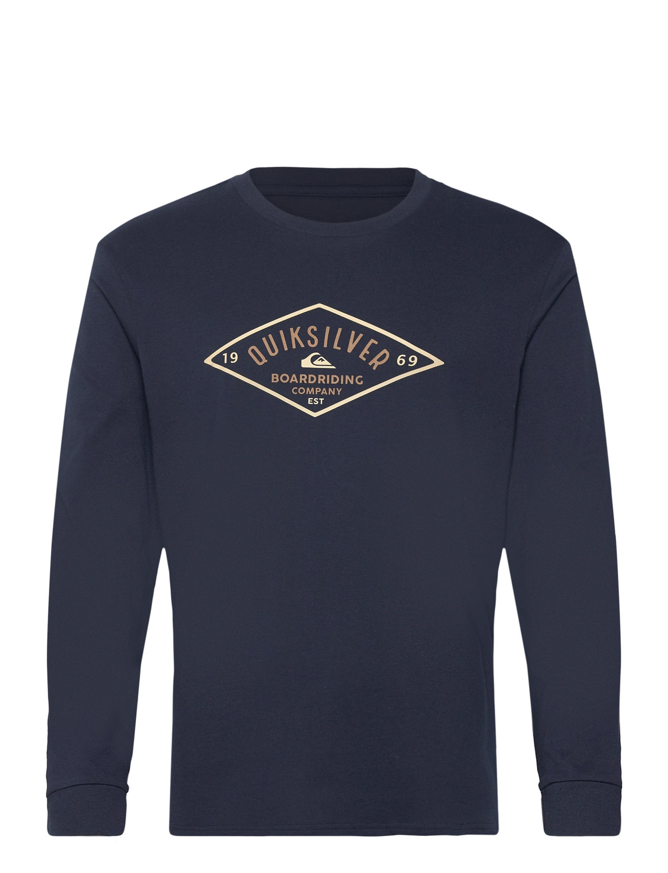 Qs Diamond Logo Ls Navy Quiksilver