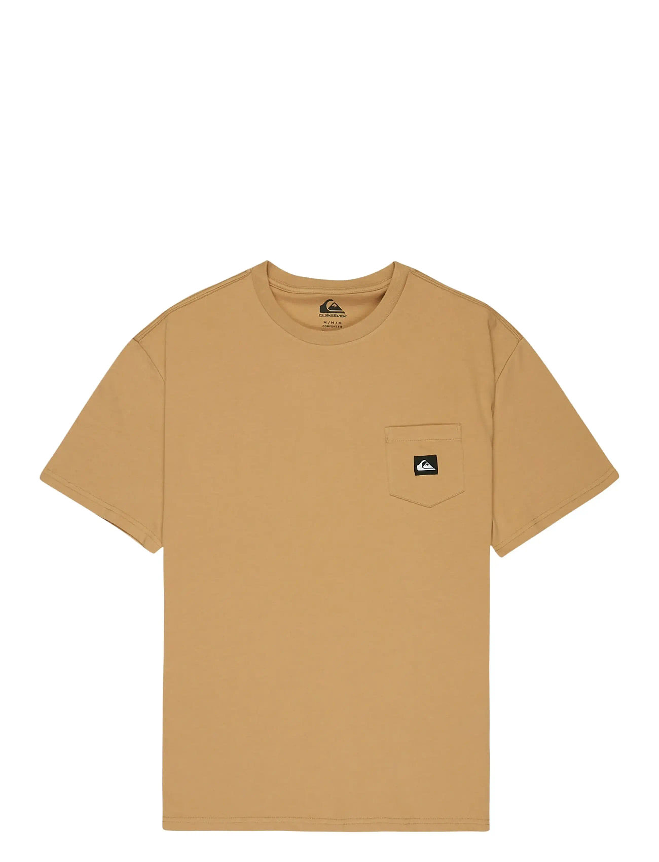 QUIKSILVER Salt Water Pocket Ss Tee Beige - L - Herren