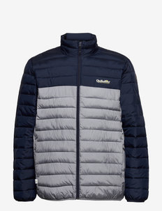 QUILTED FZ JKT - winter jackets - navy blazer