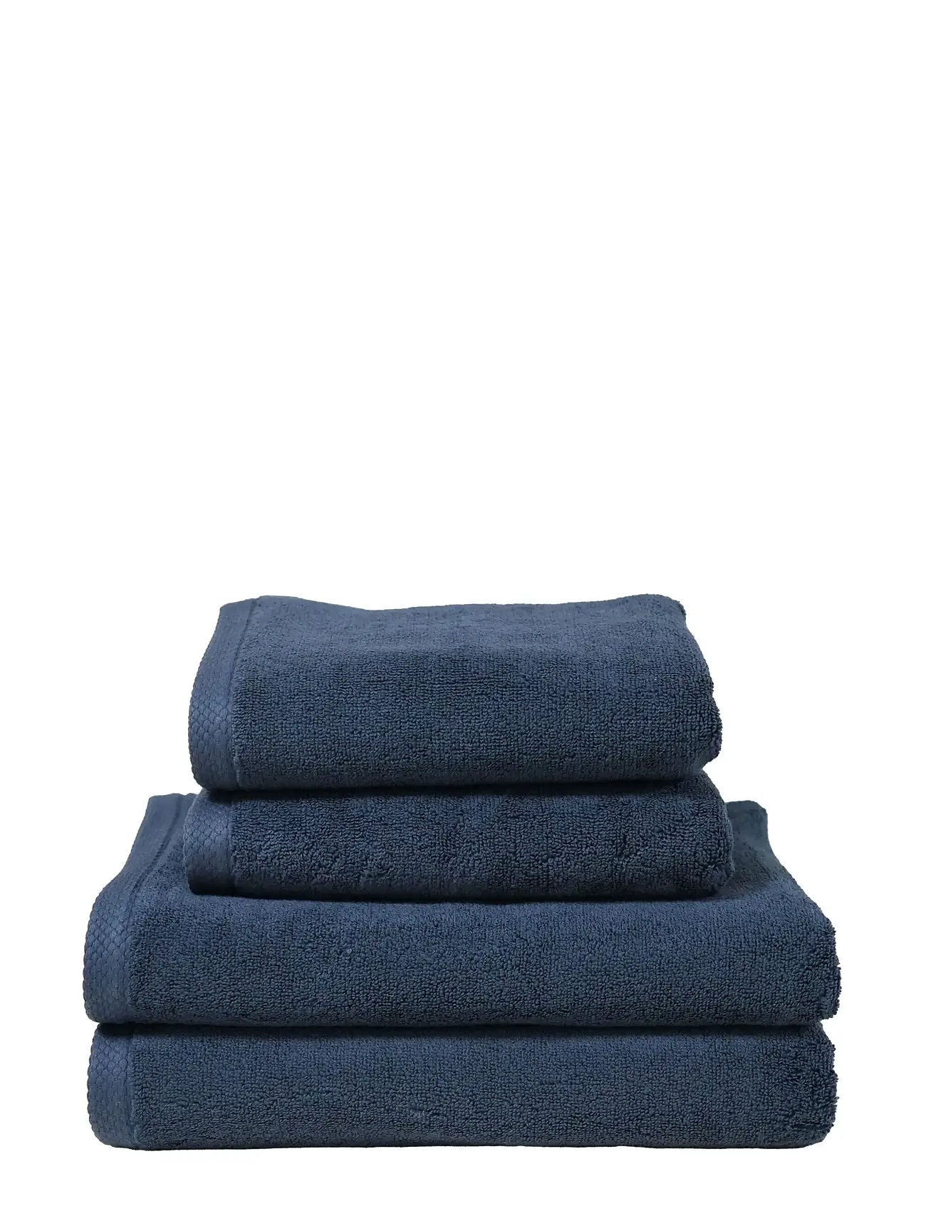 Quilts of Denmark Pure Sleep Towel Dark Blue 4-Pack, 2X50X100 cm;2X70X140 cm, Navy, Håndklæder & Badehåndklæder > Badehåndklæder, Unisex
