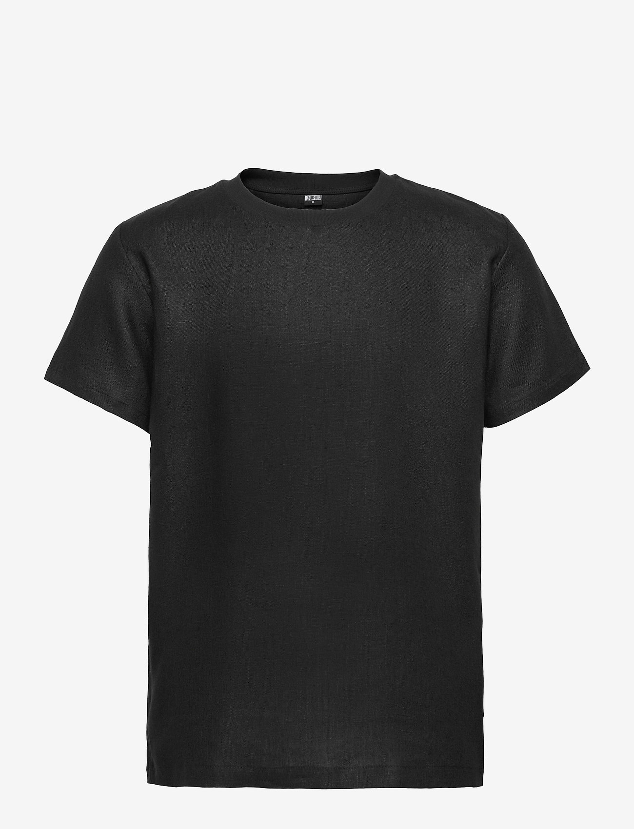 black linen tee shirt