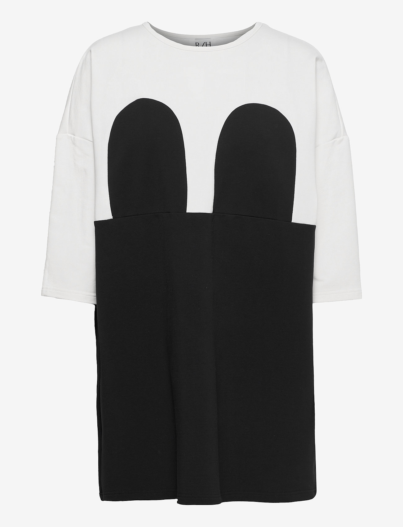 off white black dress