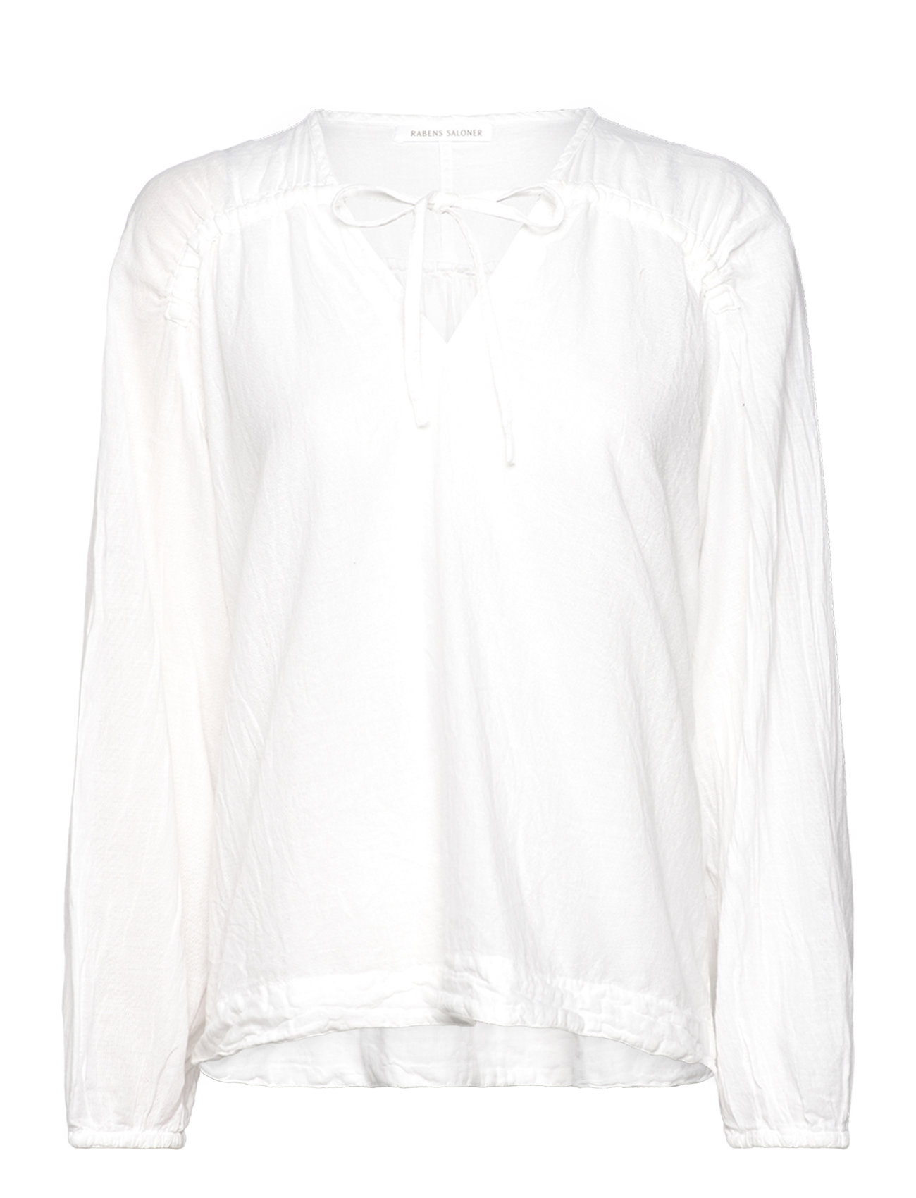 Cotton Blouse - Roxy Designers Blouses Long-sleeved White Rabens Sal R