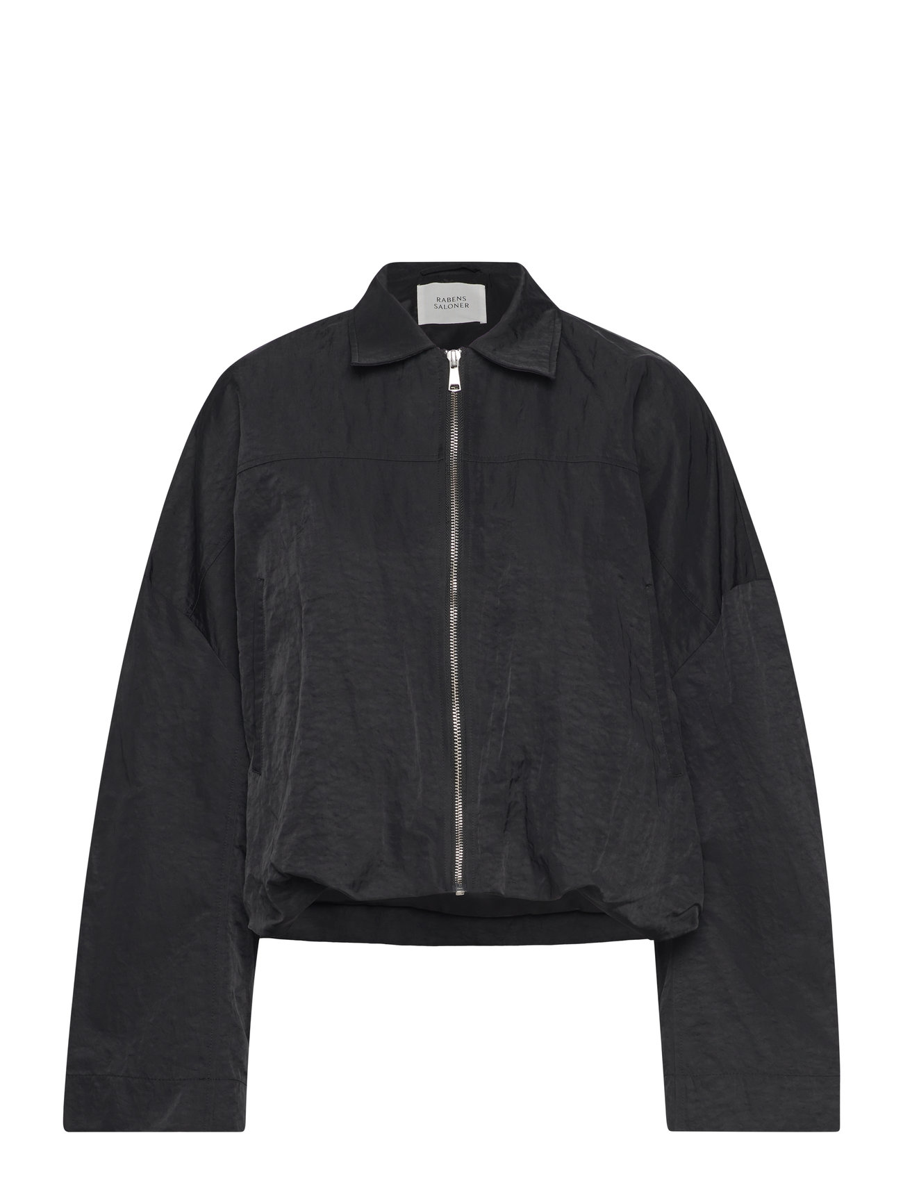 Rabens Sal R Nylon Bomber - Alfa Svart