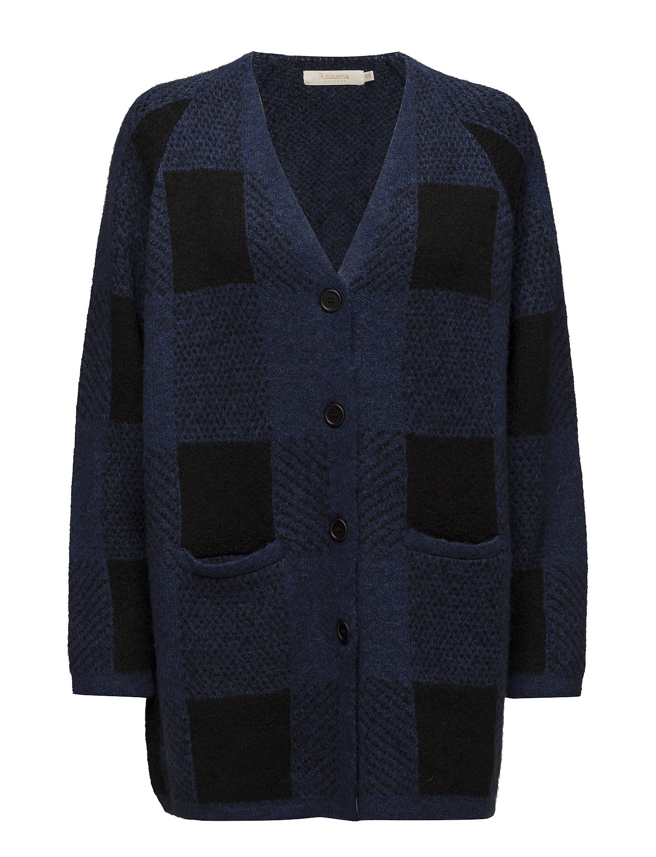 Rabens Saloner blårröd check cardigan Ögrönlar Rabens Saloner blårröd check cardigan Ögrönlar