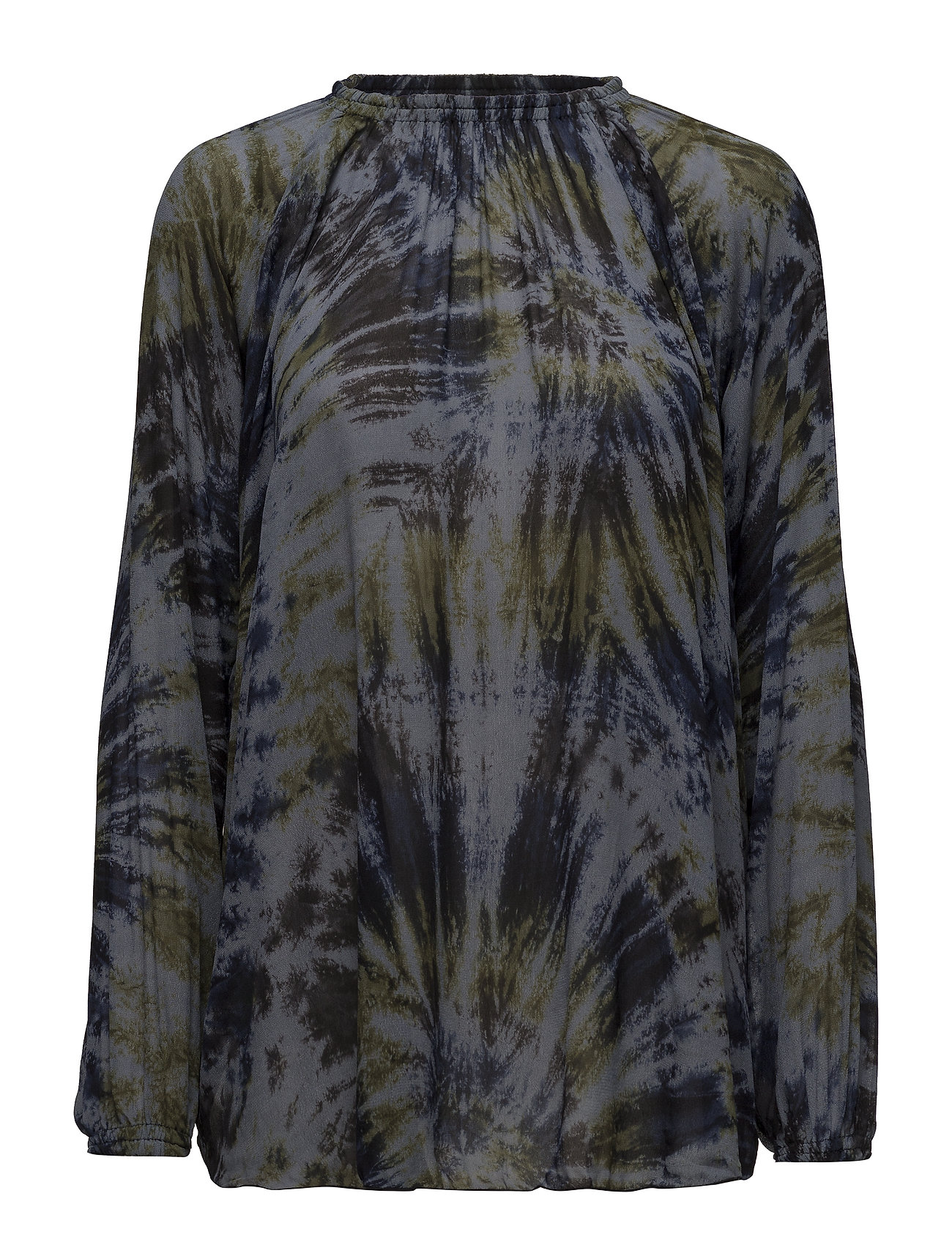 Rabens Saloner Abstract Blouse Lange Mouwen Groen Sal rabens saloner kopen in de aanbieding