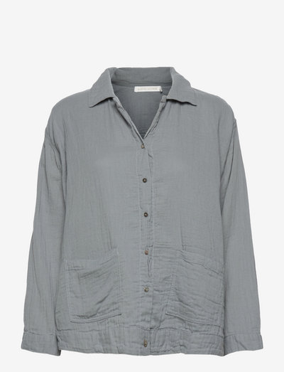 Eja - langærmede skjorter - dove grey