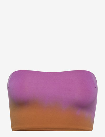 Mikie - bandeau bikini augšiņa - brown purple
