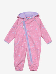 Racoon - Cains Softshell Suit - softshells - pink - lavender flower - 0
