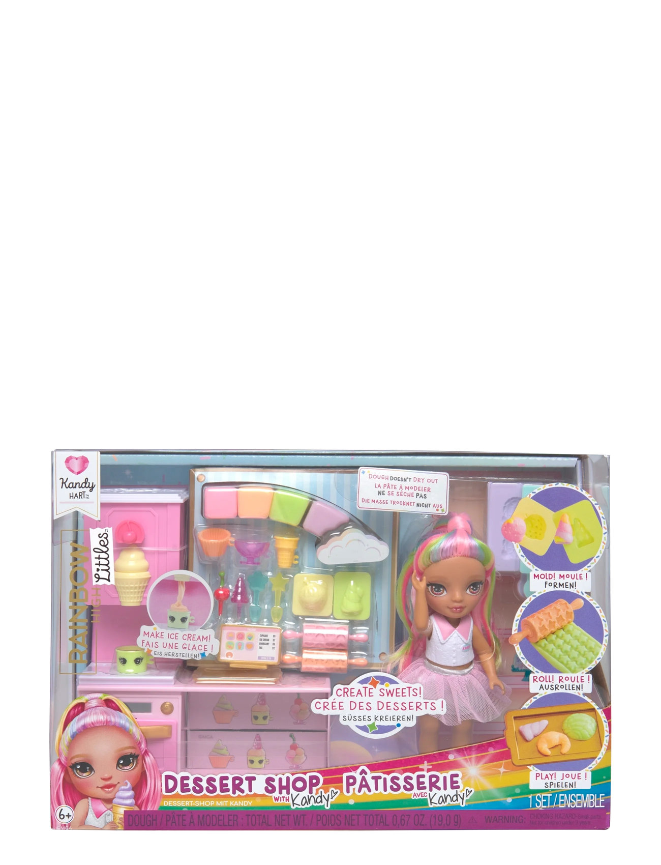 Rainbow High Rainbow High Little Compact Playset- Shop, One Size, Pink, Legesæt Og Actionfigurer > Legesæt, Børn