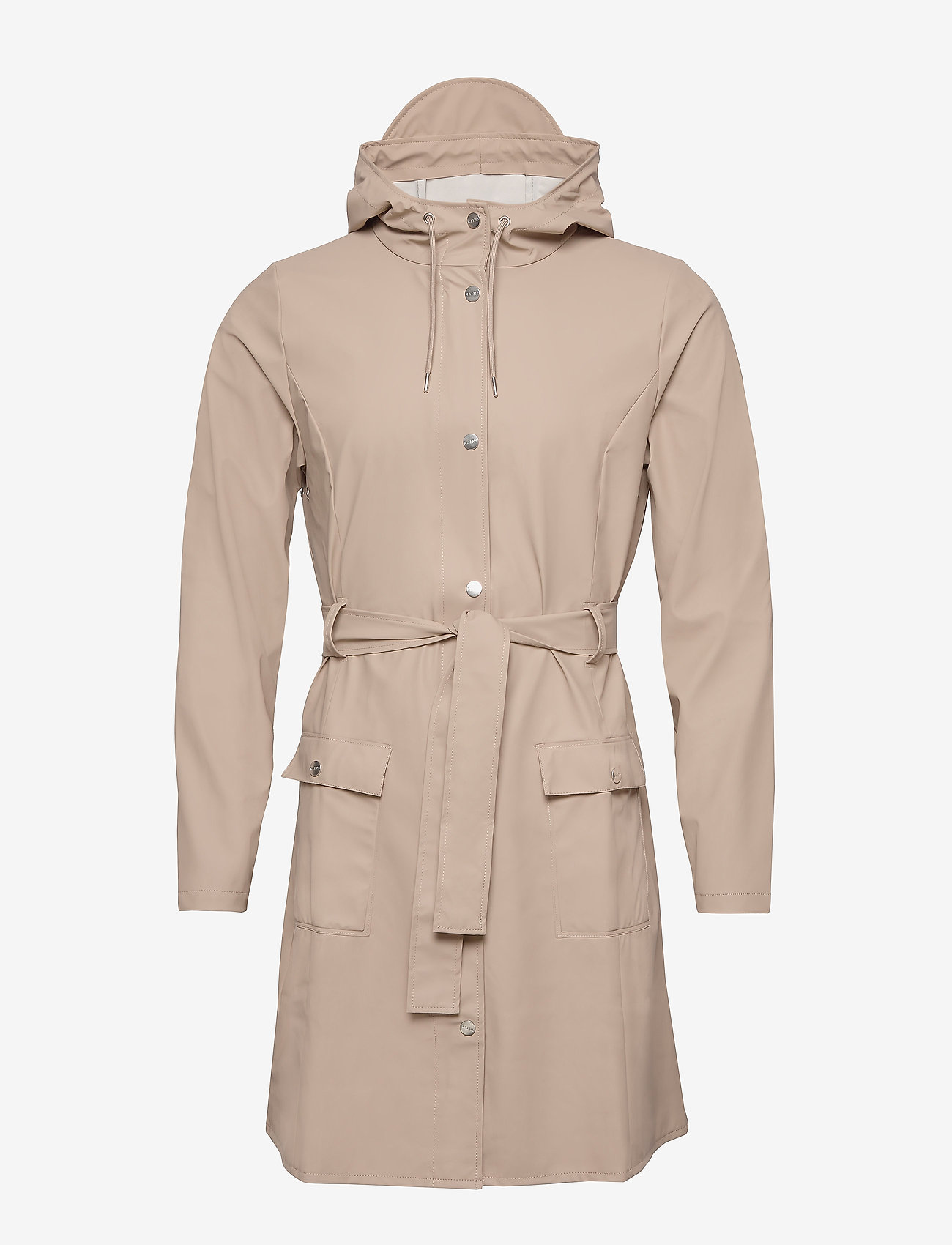 Rains curve jacket beige Clearance