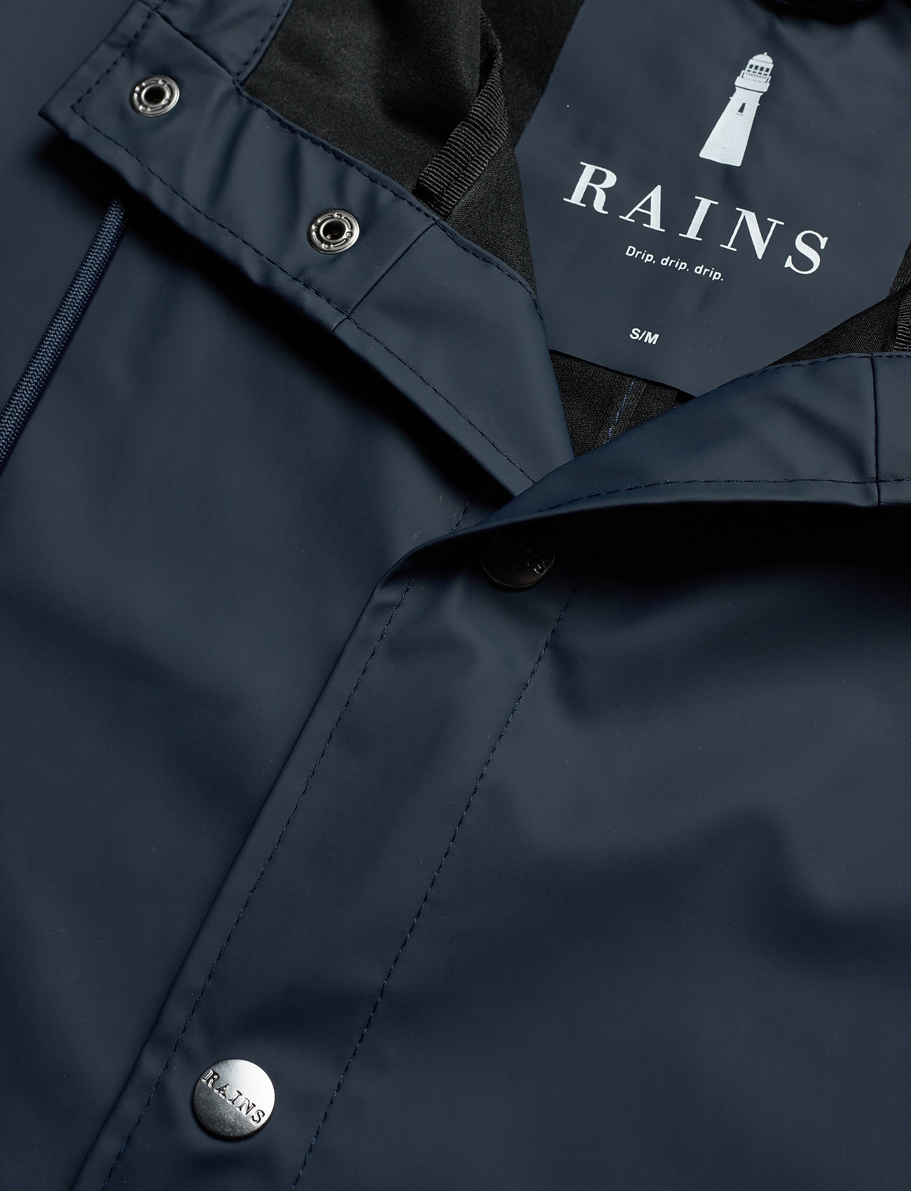 Rains - Long Jacket - spring jackets - 02 blue - 5