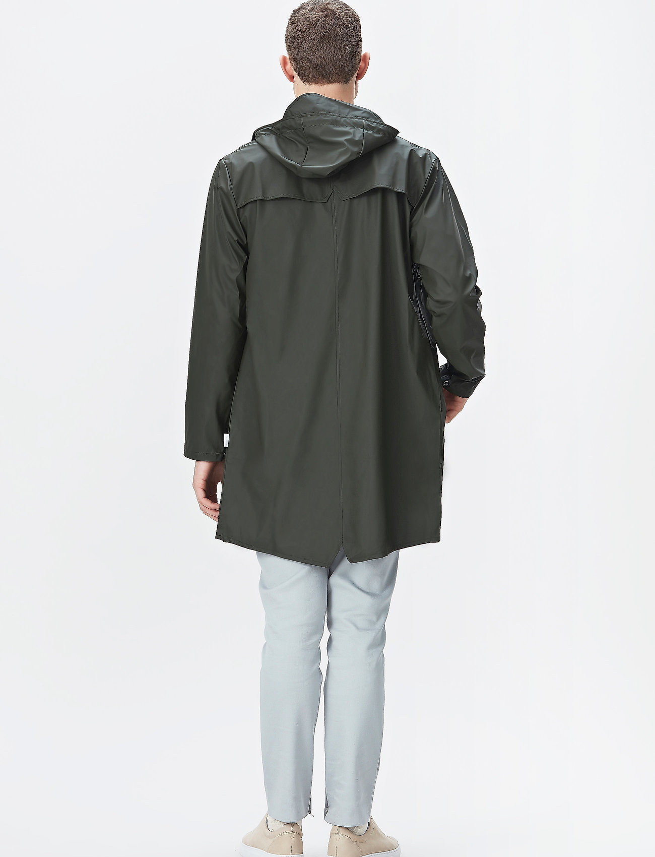 Rains - Long Jacket - spring jackets - 03 green - 5