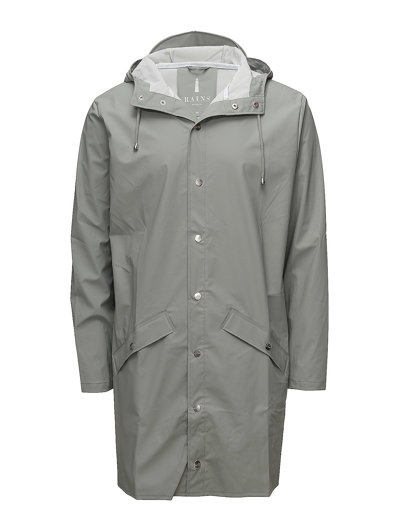 Long Jacket Outerwear Rainwear Rain Coats Harmaa Rains