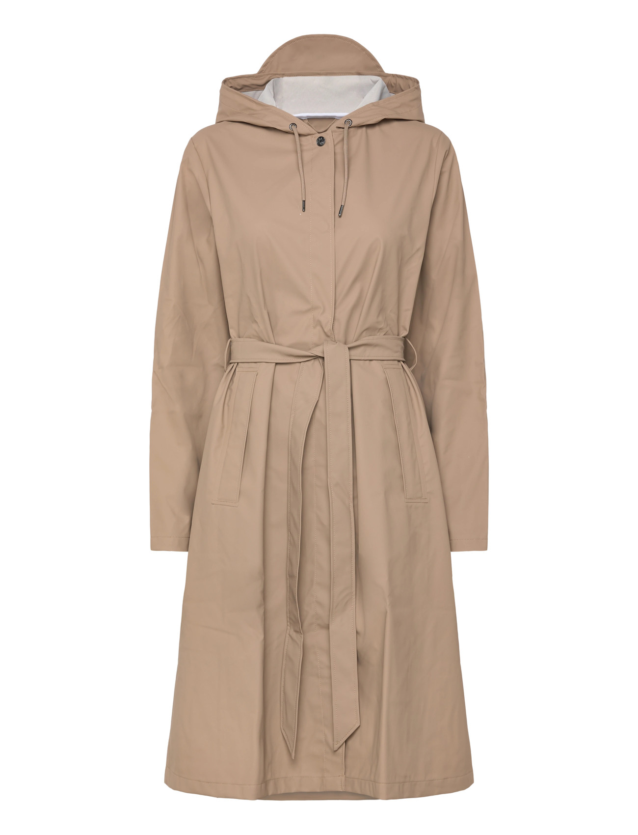 Rains A-Line Longer W Jacket, XL, Beige, Tasker > Weekend- Og Gymnastiktasker, Dame