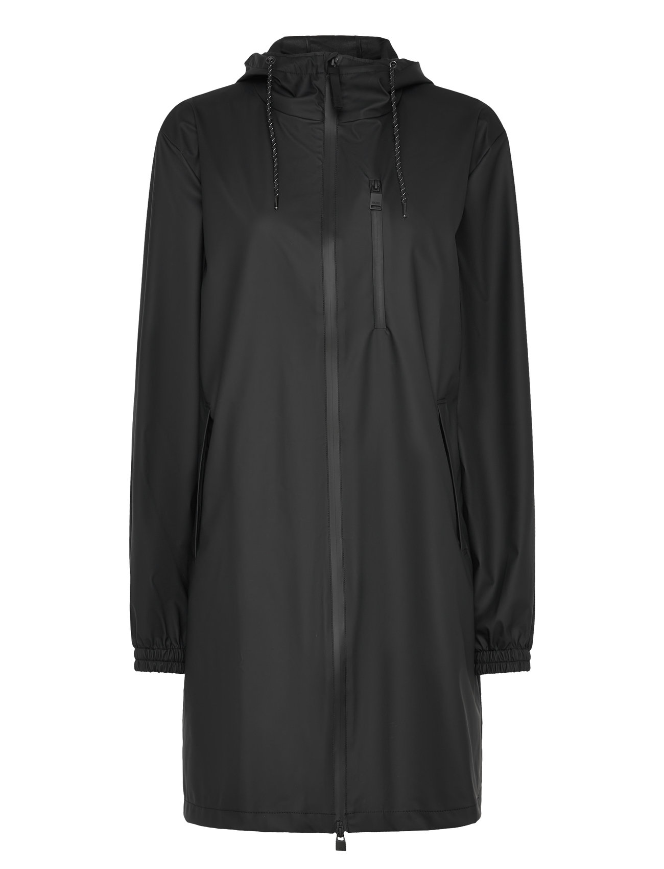 RAINS Long Storm Breaker W3 Schwarz - M - Herren