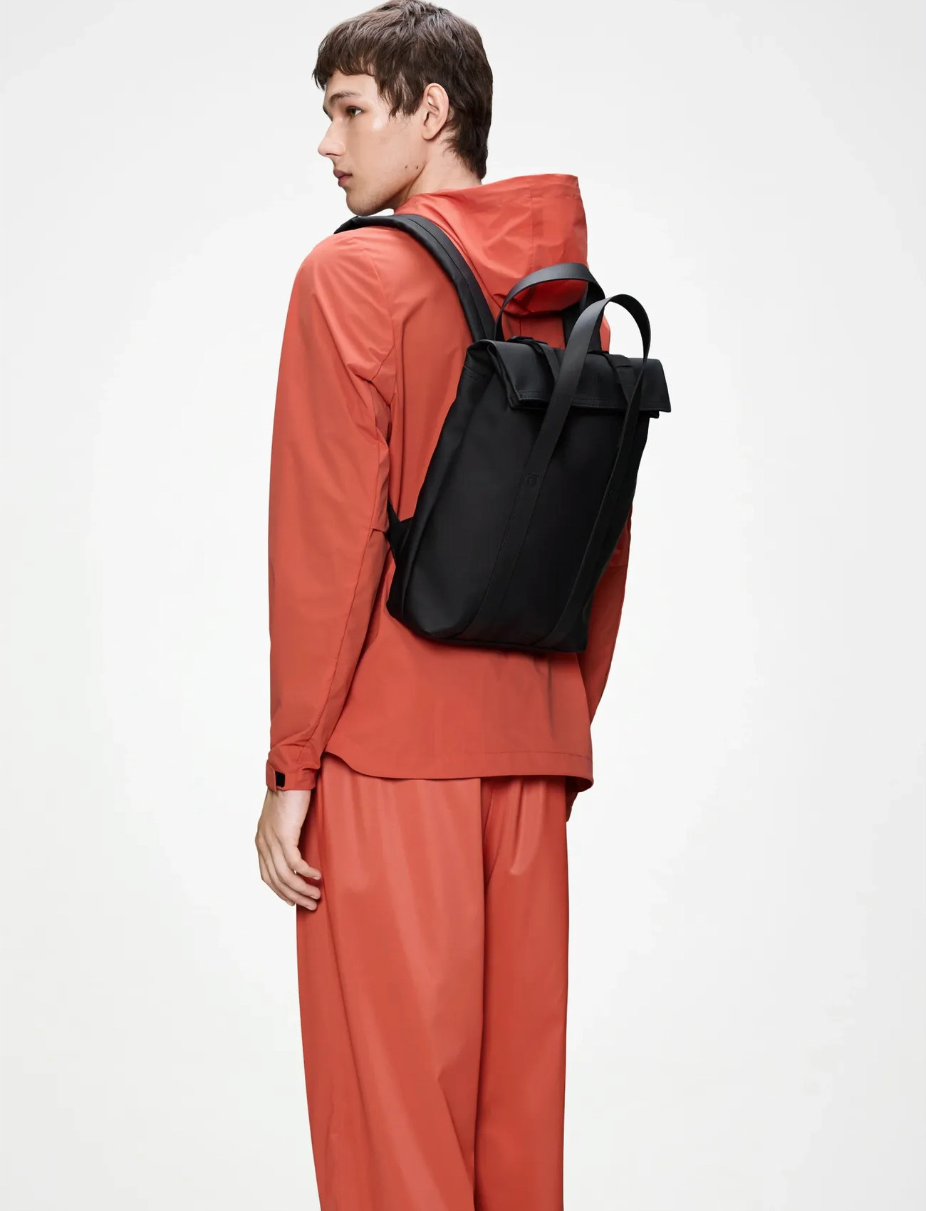 Rains 2 Way Tote Backpack Mini W3, One Size, Black, Tasker > Rygsække, Herre