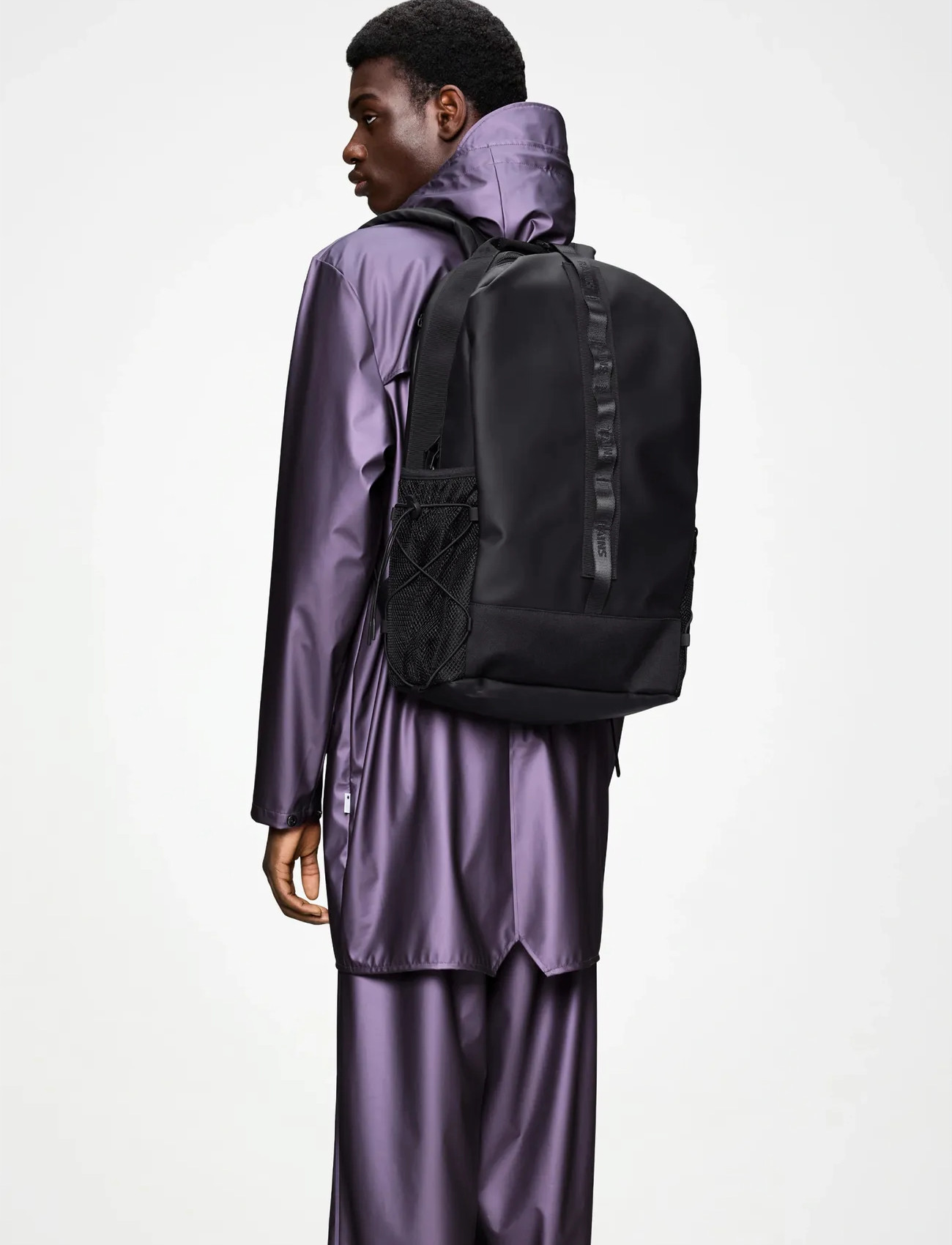 Rains Trail Clip Front Backpack W3, One Size, Black, Designere > Rygsække, Dame