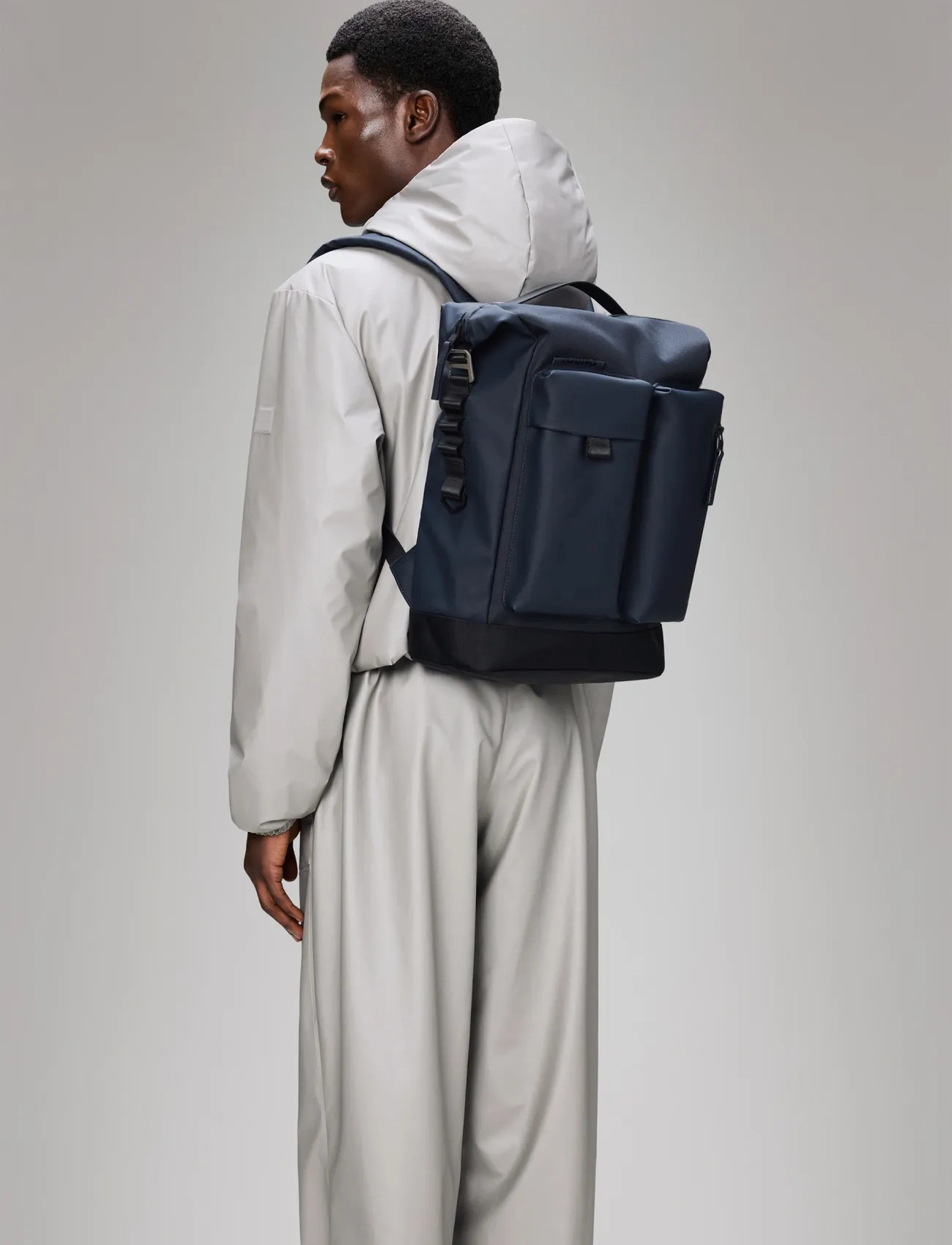Rains Otaru Backpack W3, One Size, Navy, Designere > Rygsække, Herre