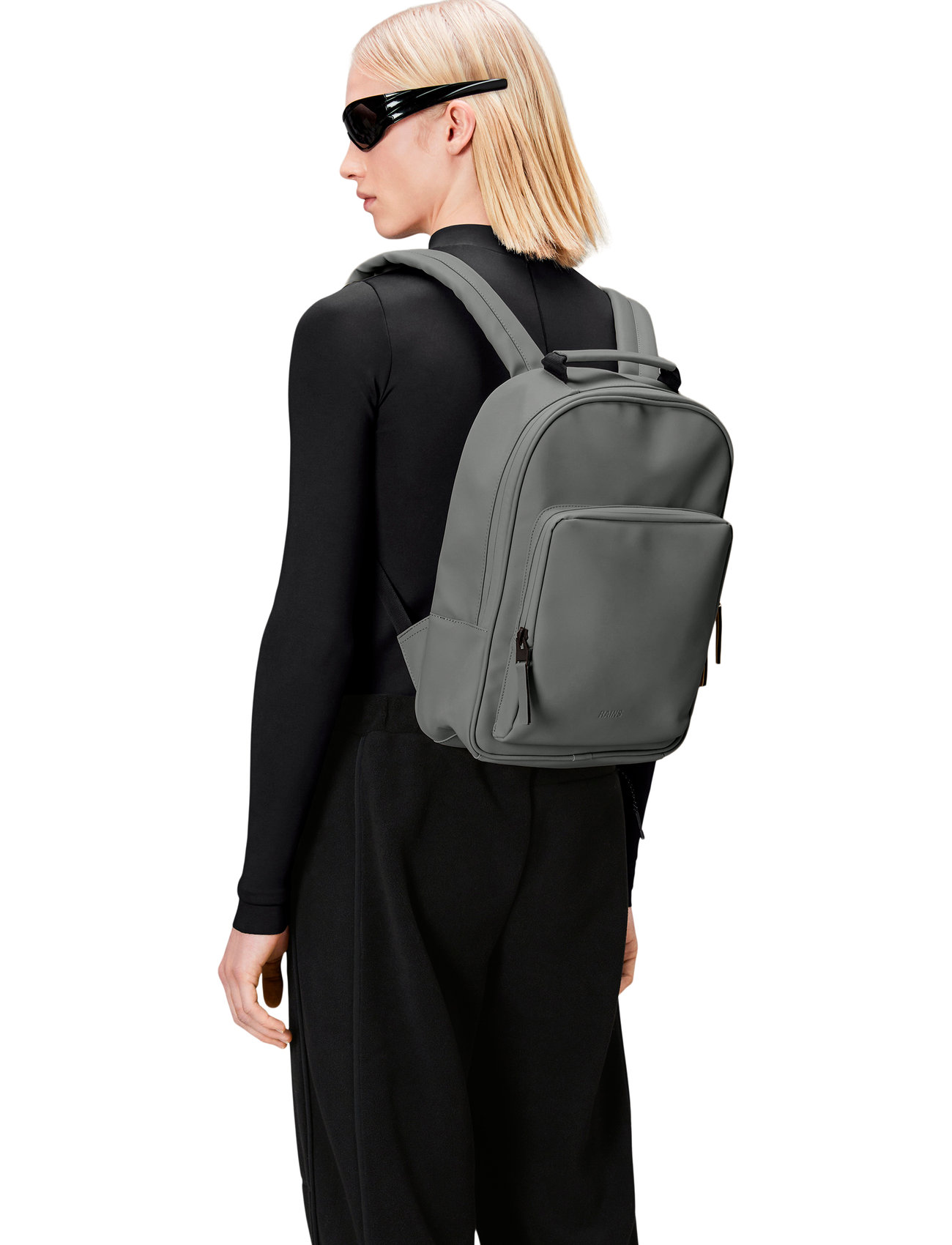Rains Book Daypack W3, One Size, Grey, Tasker > Rygsække, Herre