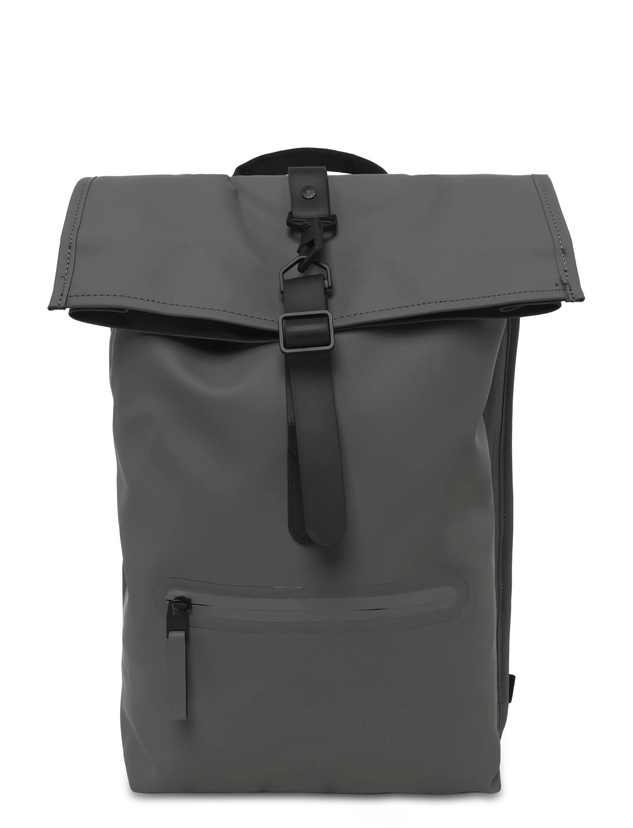 RAINS Rolltop Rucksack W3 Grau - One Size - Damen
