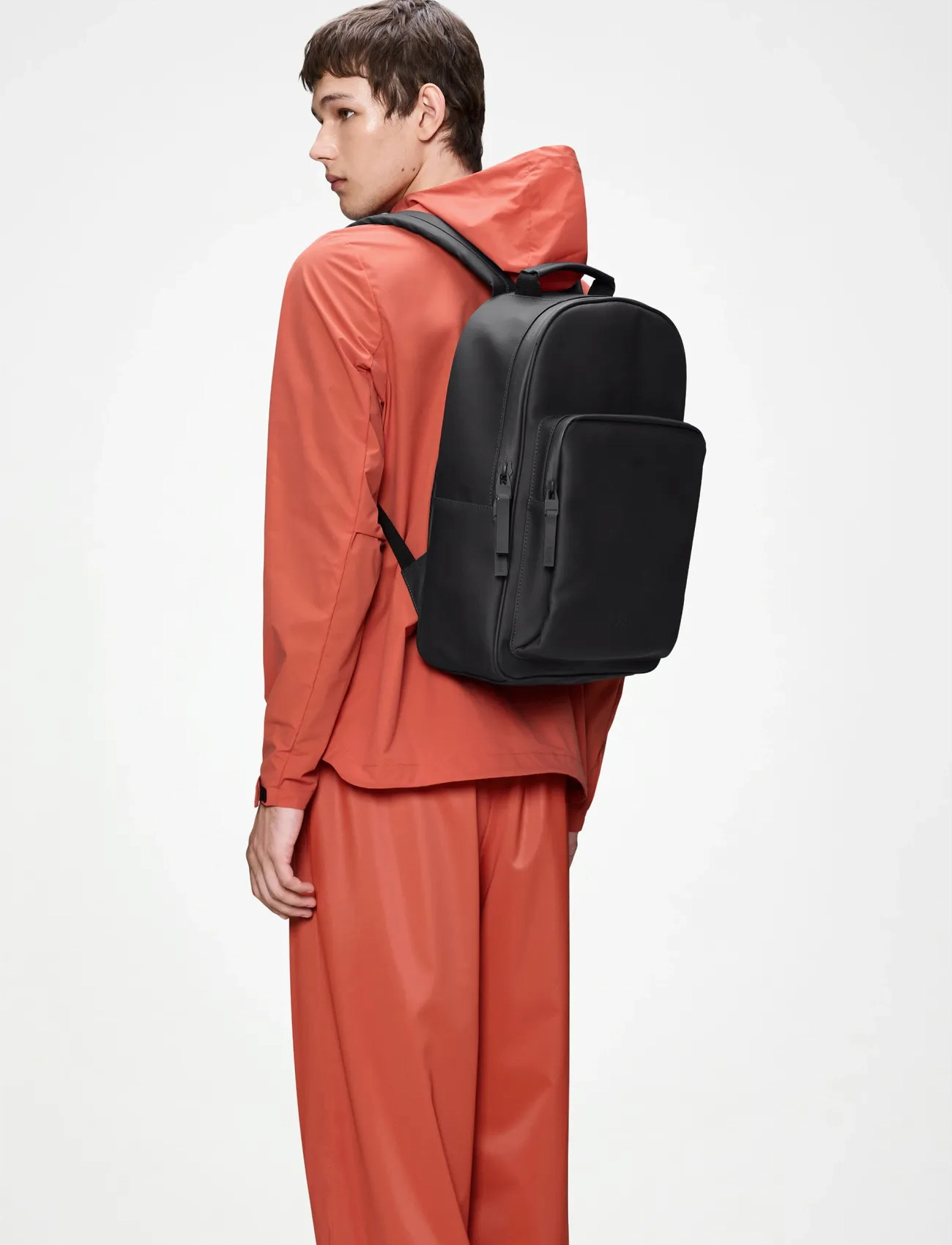 Rains Book Daypack Large W3, One Size, Black, Designere > Rygsække, Herre