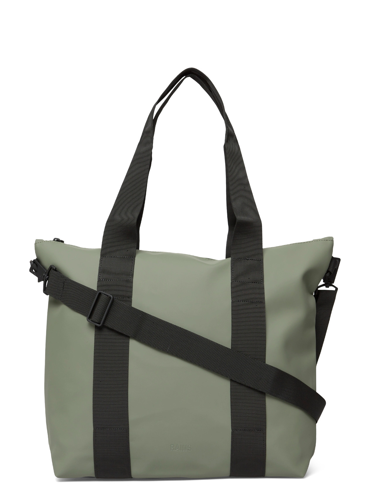 Rains Tote Bag Mini W3, One Size, Khaki green, Designere > Skuldertasker, Herre