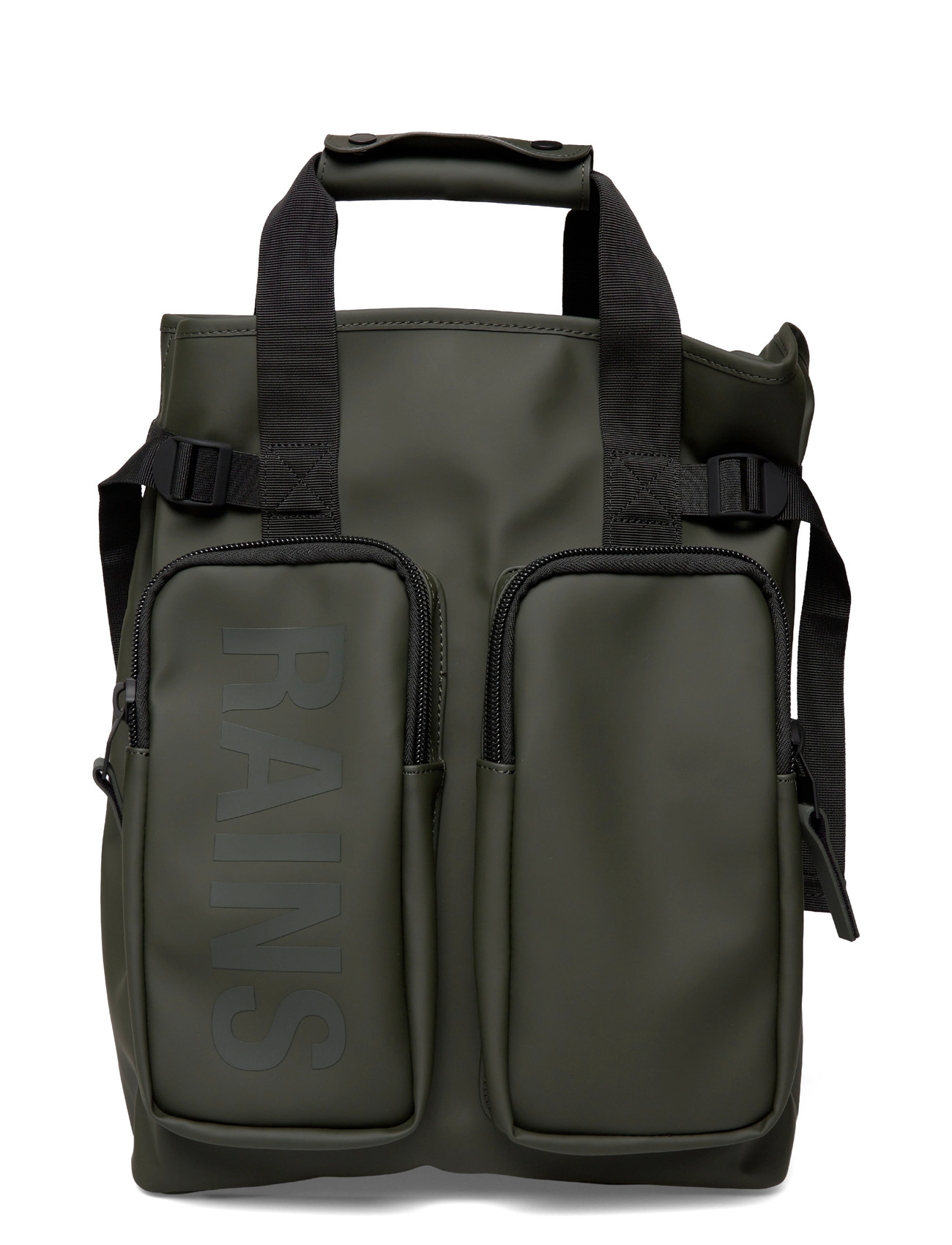 Rains Texel Tote Backpack W3, One Size, Khaki green, Designere > Rygsække, Herre