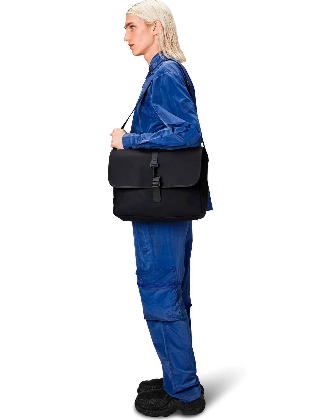 Rains Messenger Bag W3, One Size, Black, Designere > Budbringere, Herre