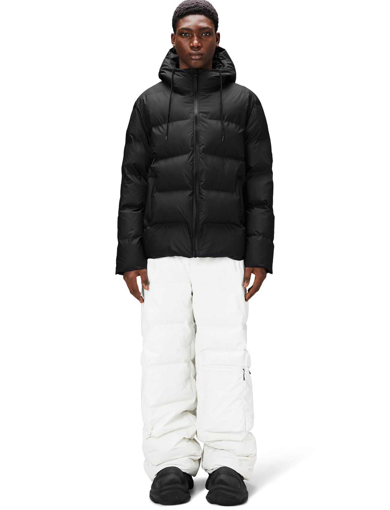 Rains Alta Puffer Jacket W3T3, S, Black, Jakker > Vatteret Jakke, Dame