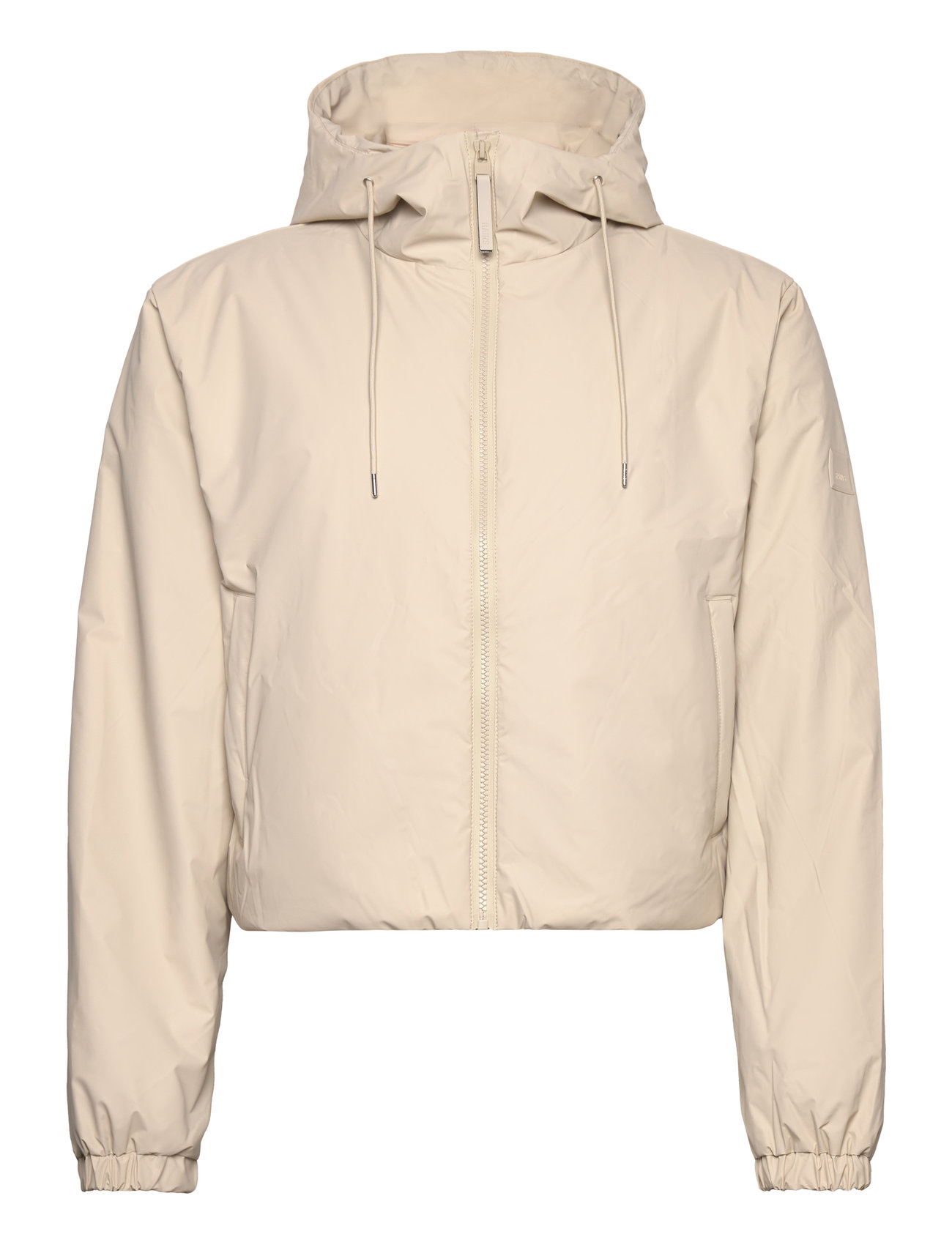 RAINS Lohja Kurz Insulated Jacke W3T1 Beige - L - Damen